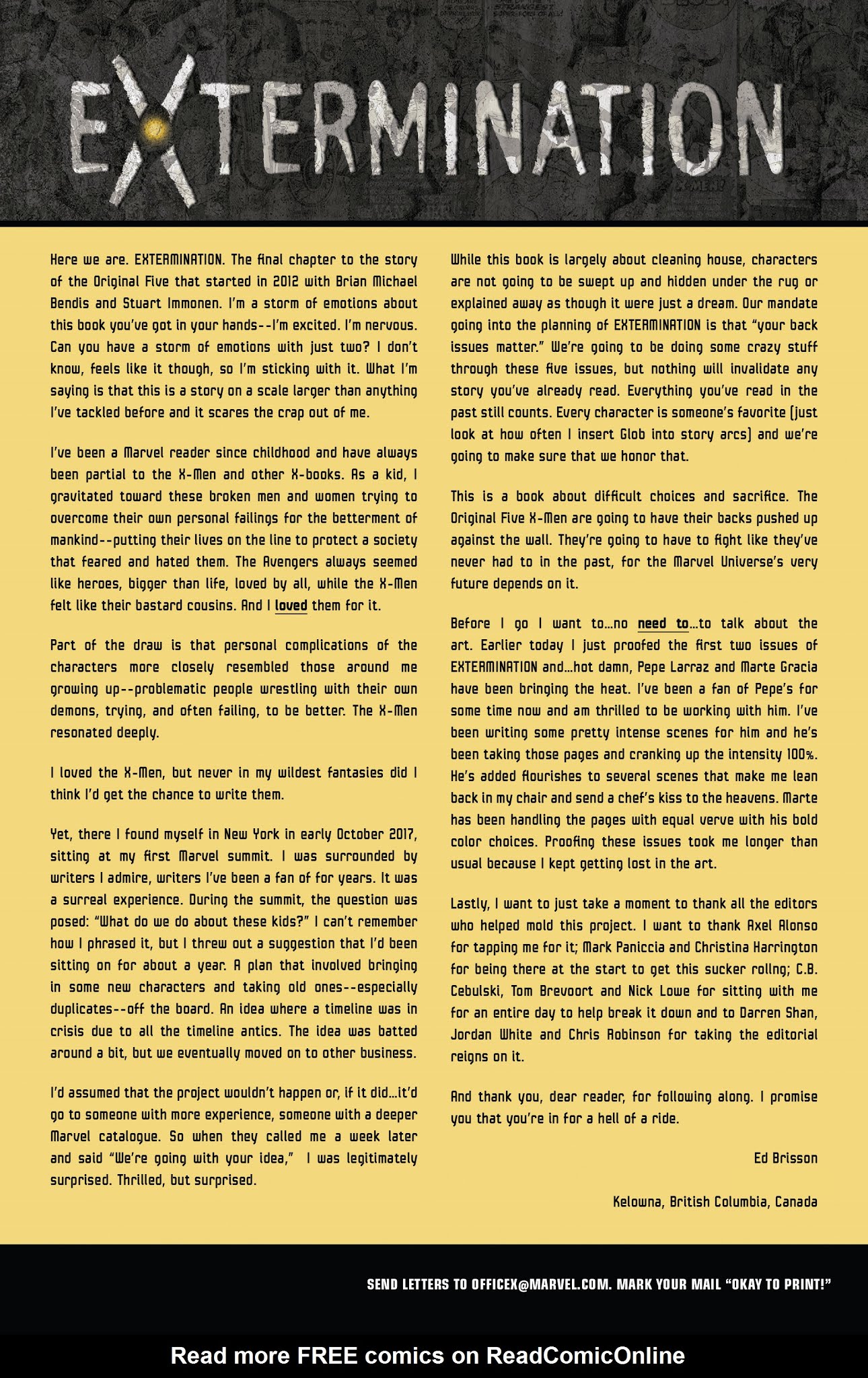 Read online Extermination (2018) comic -  Issue #1 - 33