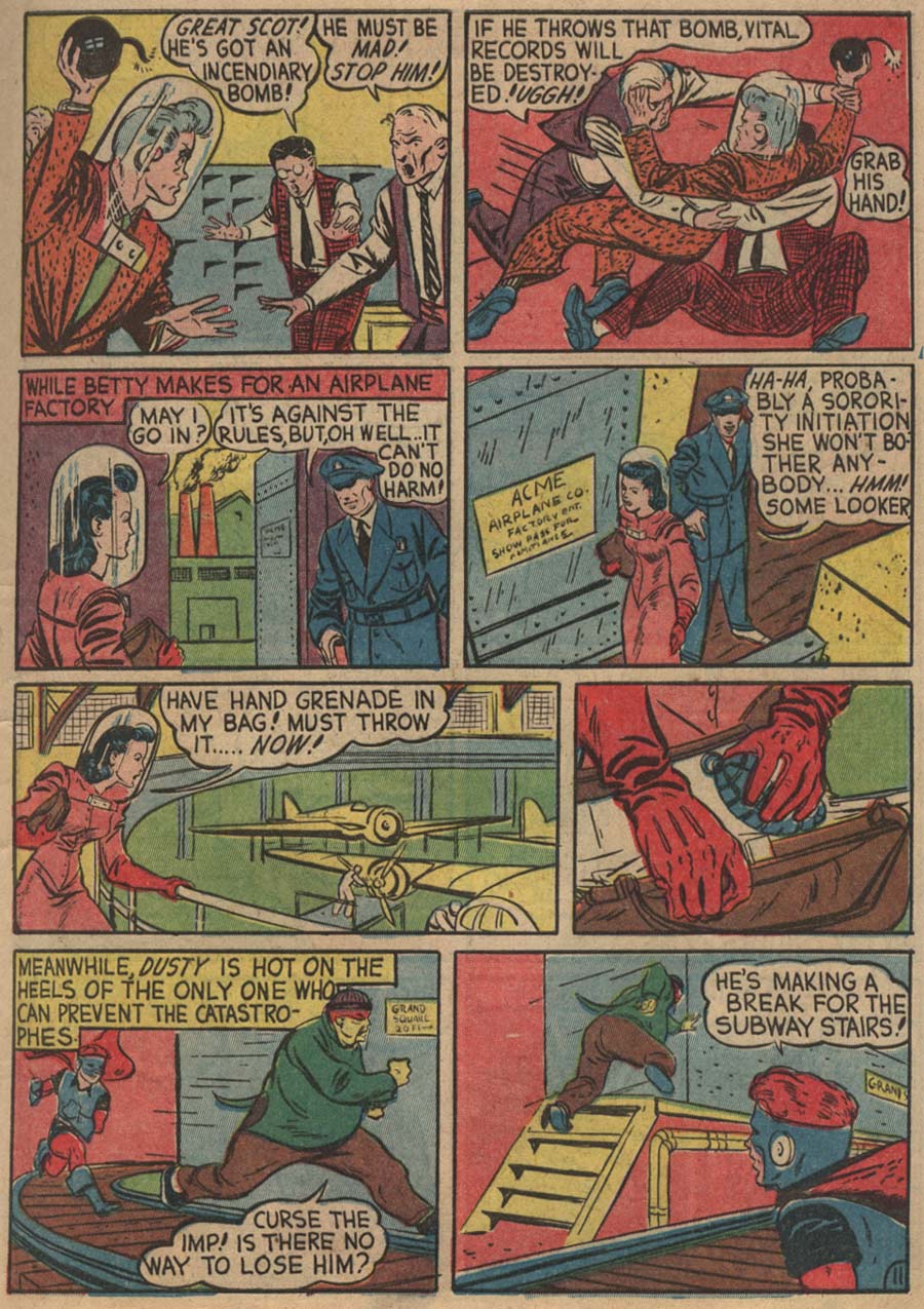Read online Pep Comics comic -  Issue #12 - 13