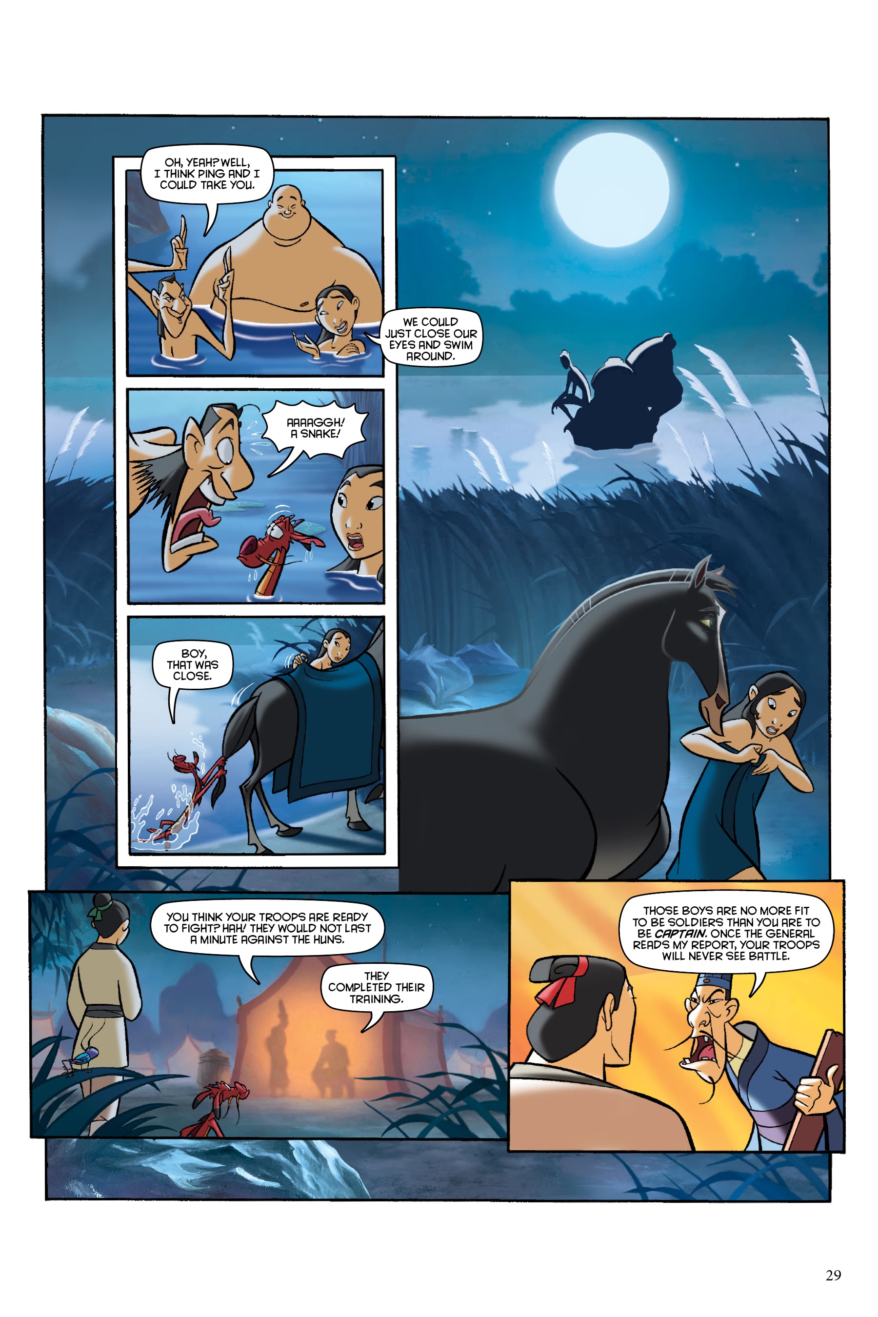 Read online Disney Mulan: The Story of the Movie in Comics comic -  Issue # TPB - 29