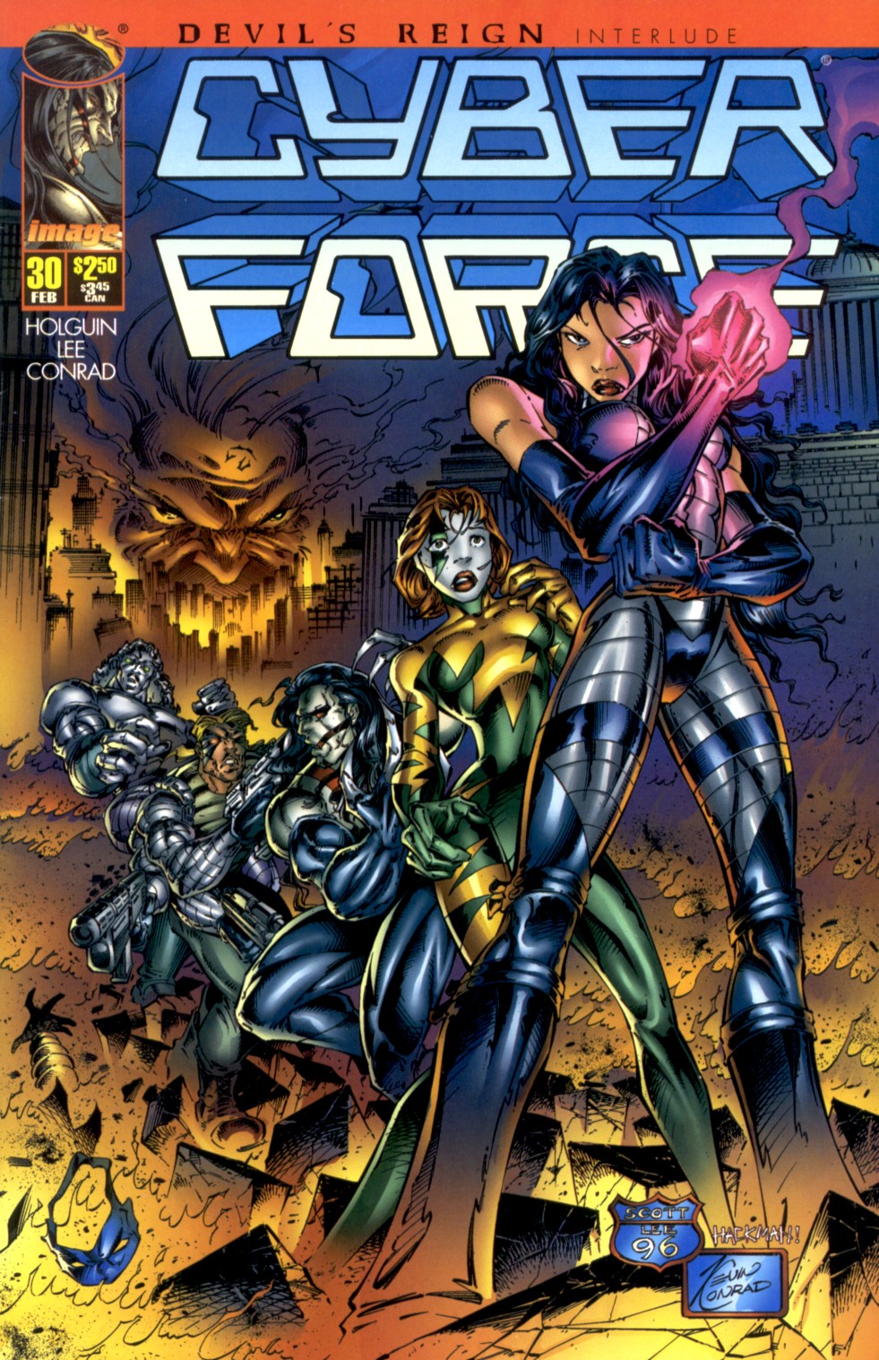 Cyberforce (1993) Issue #30 #30 - English 2