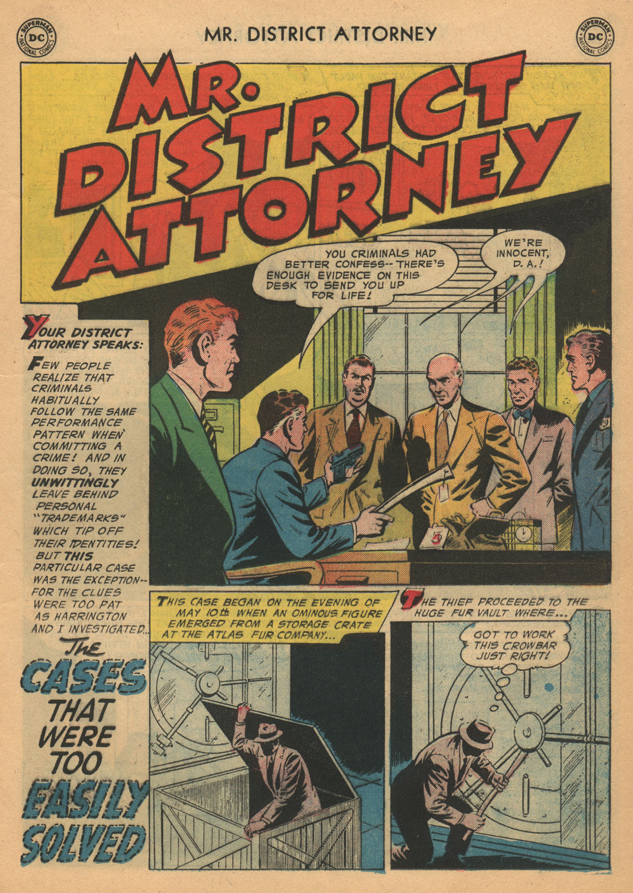 Read online Mr. District Attorney comic -  Issue #56 - 13