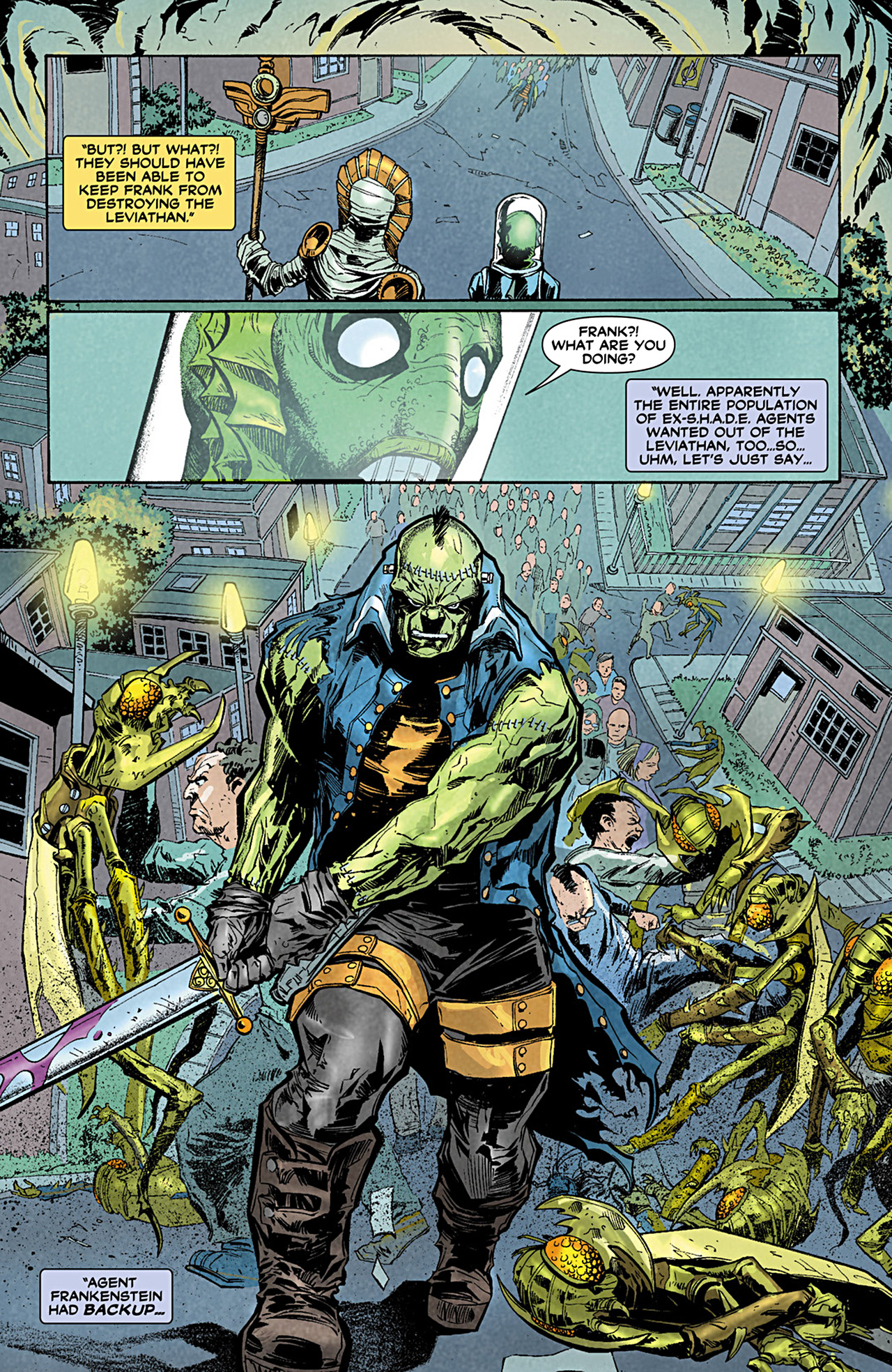 Read online Frankenstein, Agent of S.H.A.D.E. comic -  Issue #12 - 4