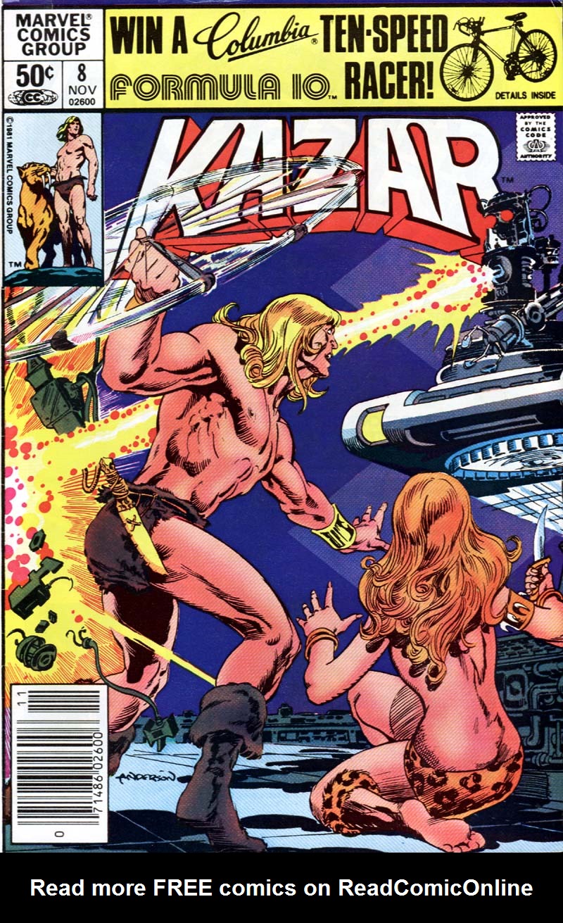 Read online Ka-Zar the Savage comic -  Issue #8 - 1
