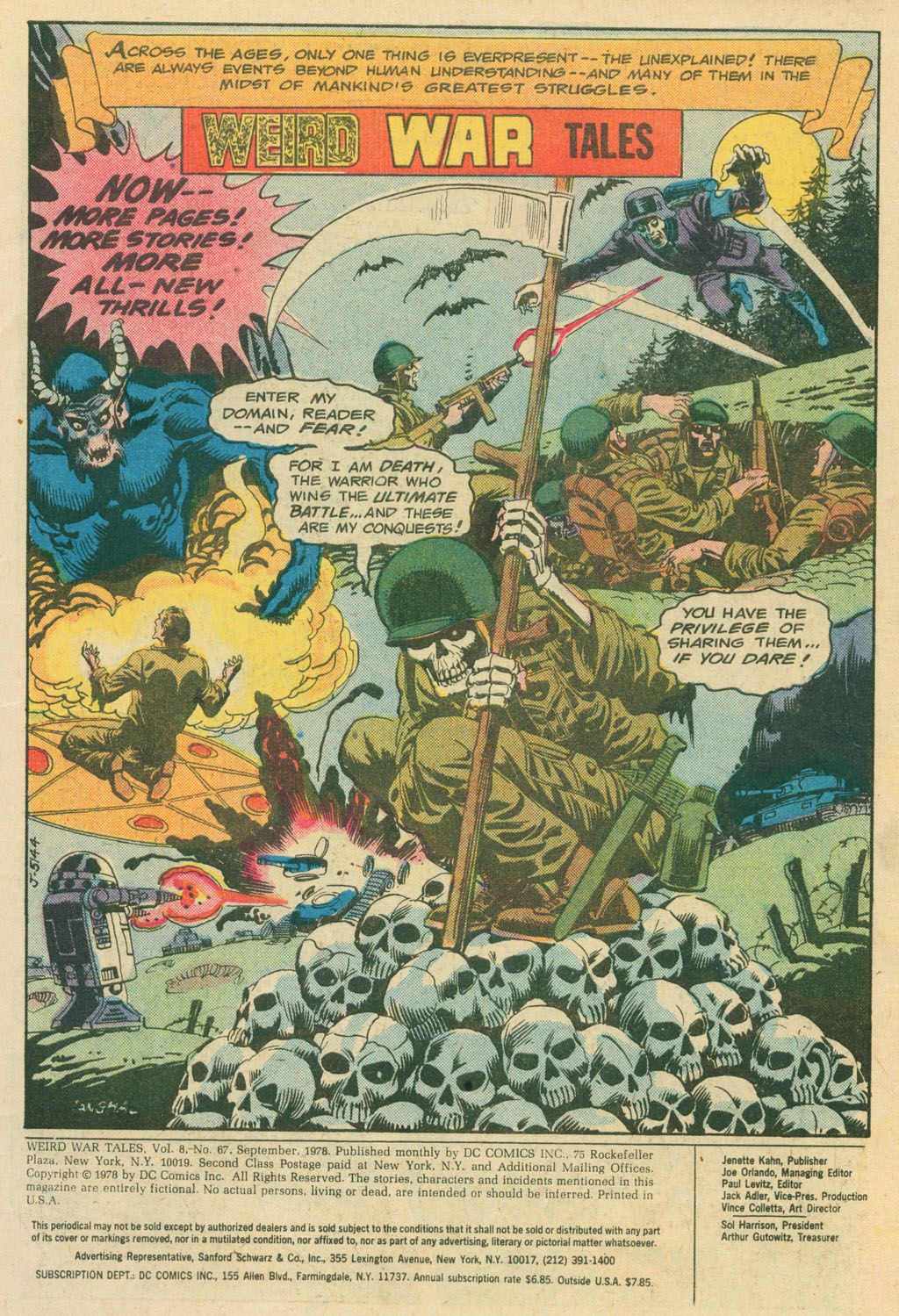 Read online Weird War Tales (1971) comic -  Issue #67 - 3