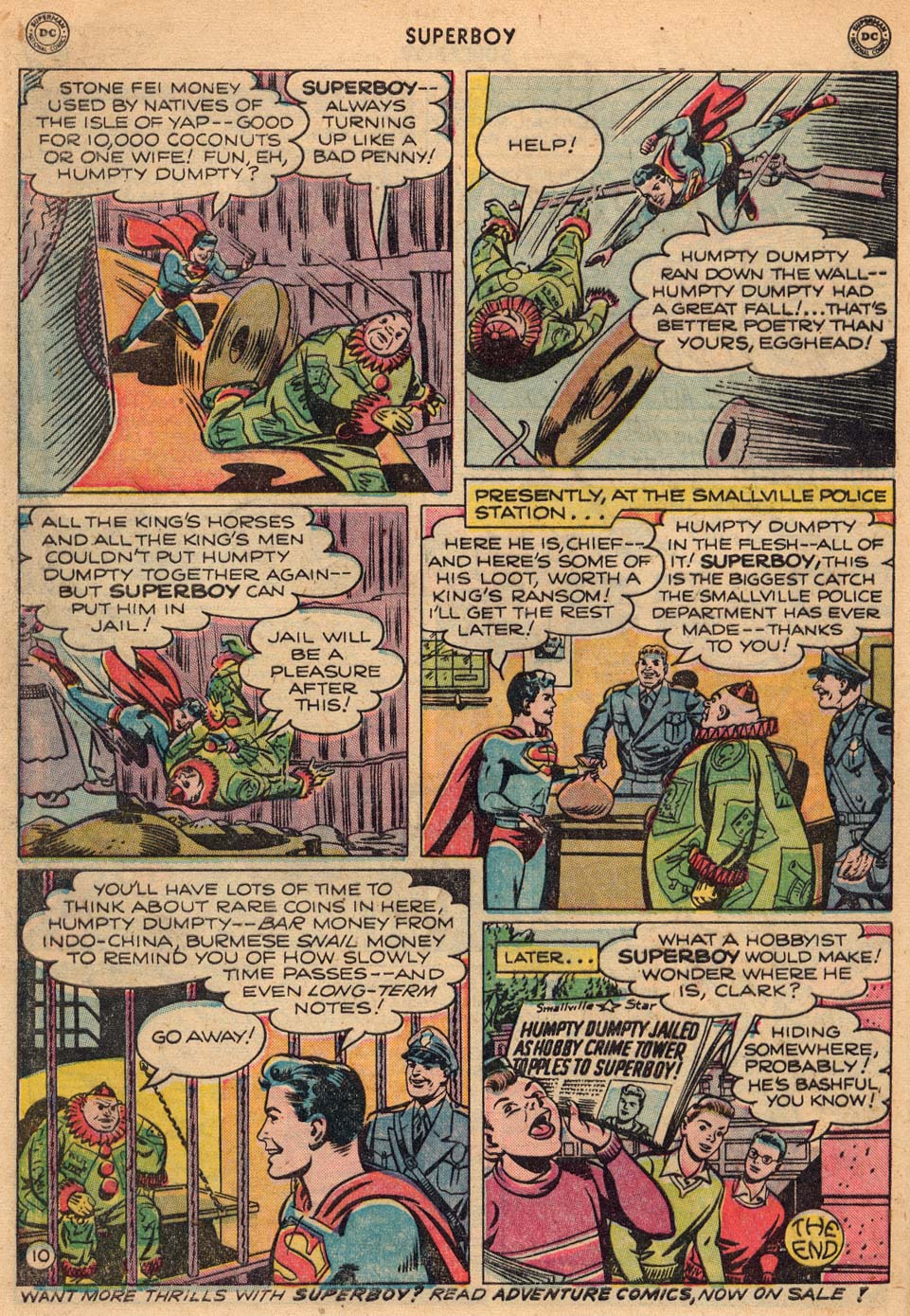 Read online Superboy (1949) comic -  Issue #6 - 11