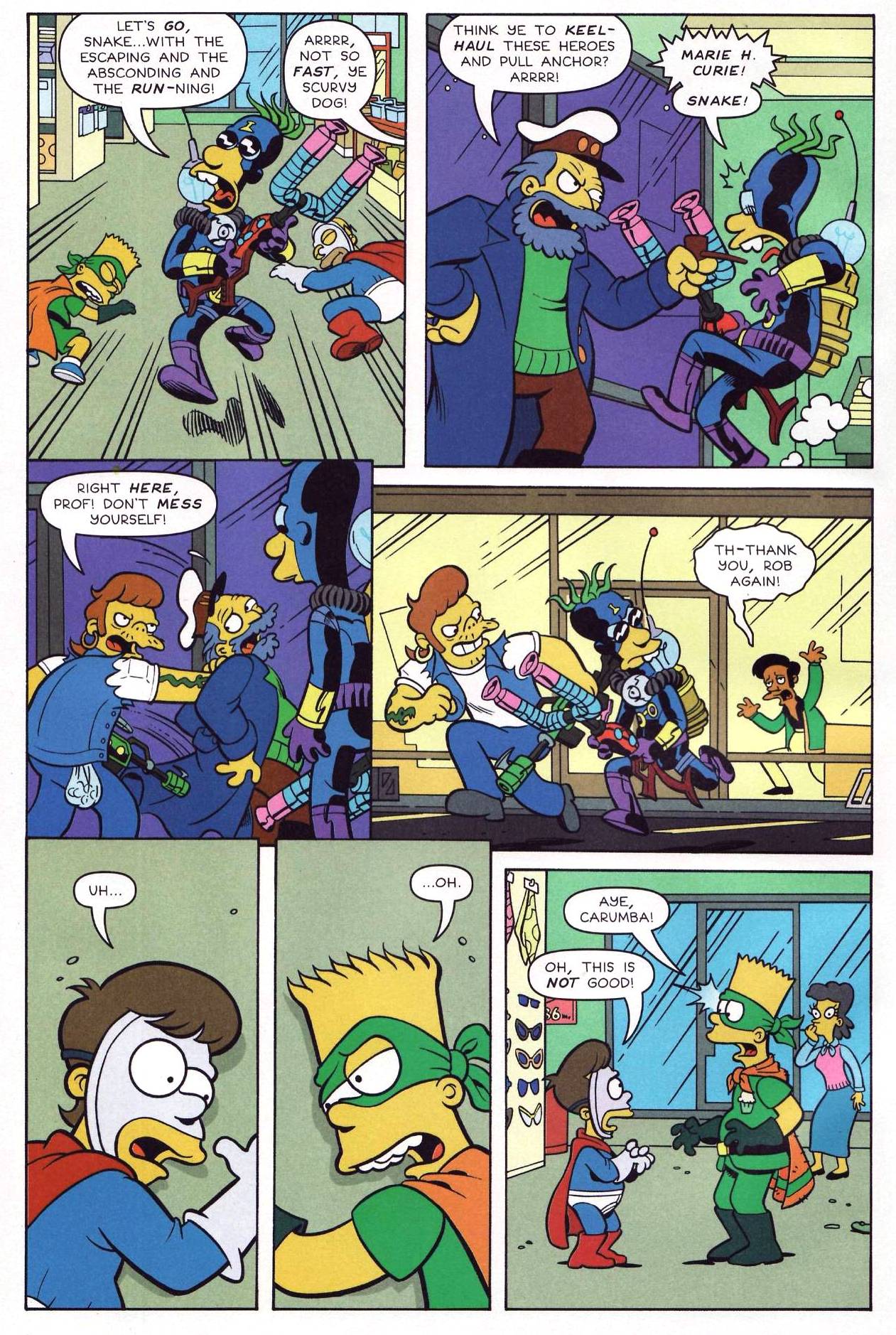 Read online Bongo Comics Presents Simpsons Super Spectacular comic -  Issue #5 - 8
