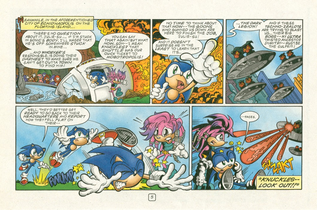 Read online Sonic Super Special comic -  Issue #12 - Sonic and Knuckles visa versa - 8