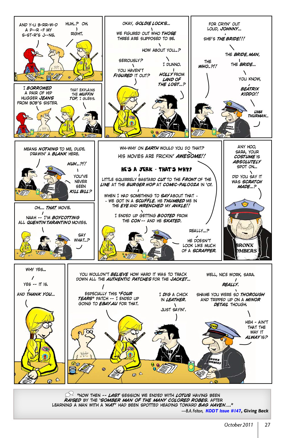 Read online Knights of the Dinner Table comic -  Issue #180 - 29