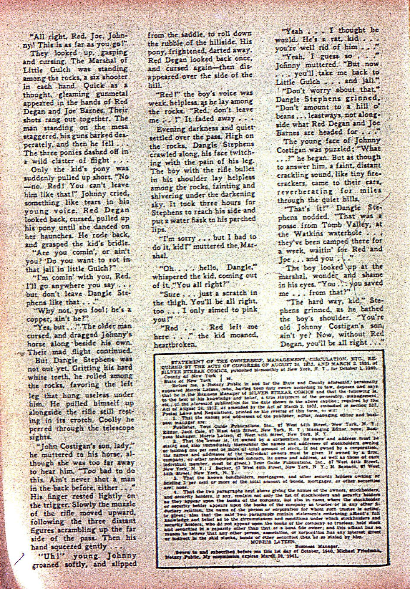 Read online Silver Streak Comics comic -  Issue #7 - 52