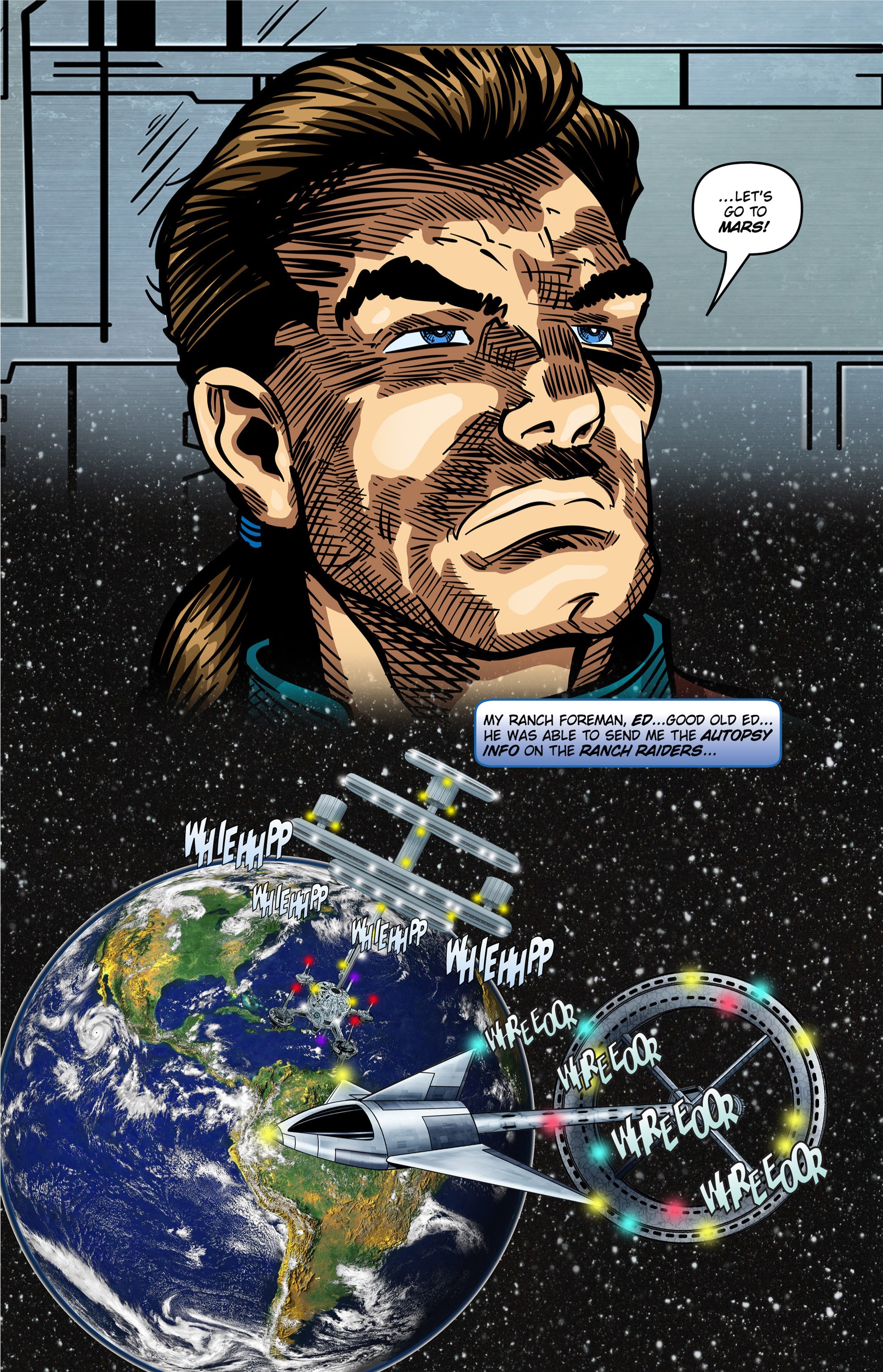 Read online William Shatner's Man O' War comic -  Issue #5 - 9