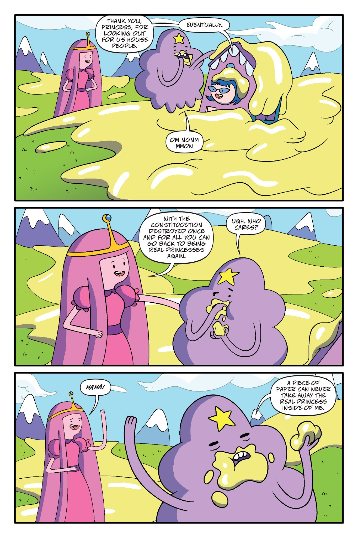 Read online Adventure Time: President Bubblegum comic -  Issue # TPB - 136