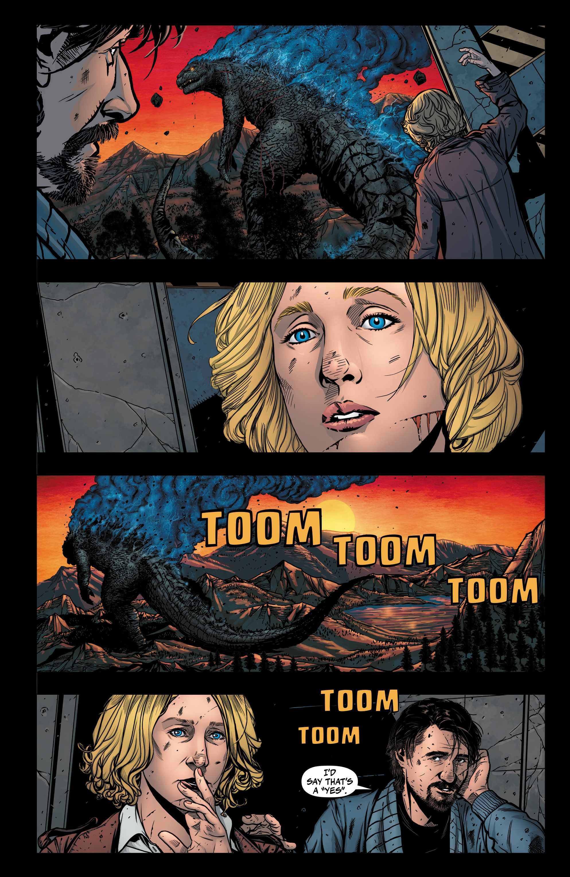 Read online Godzilla: Aftershock comic -  Issue # TPB - 102