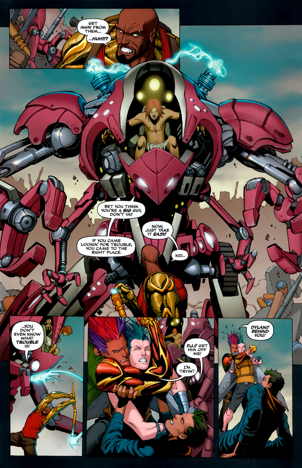 Read online Michael Turner's Soulfire (2009) comic -  Issue #1 - 14