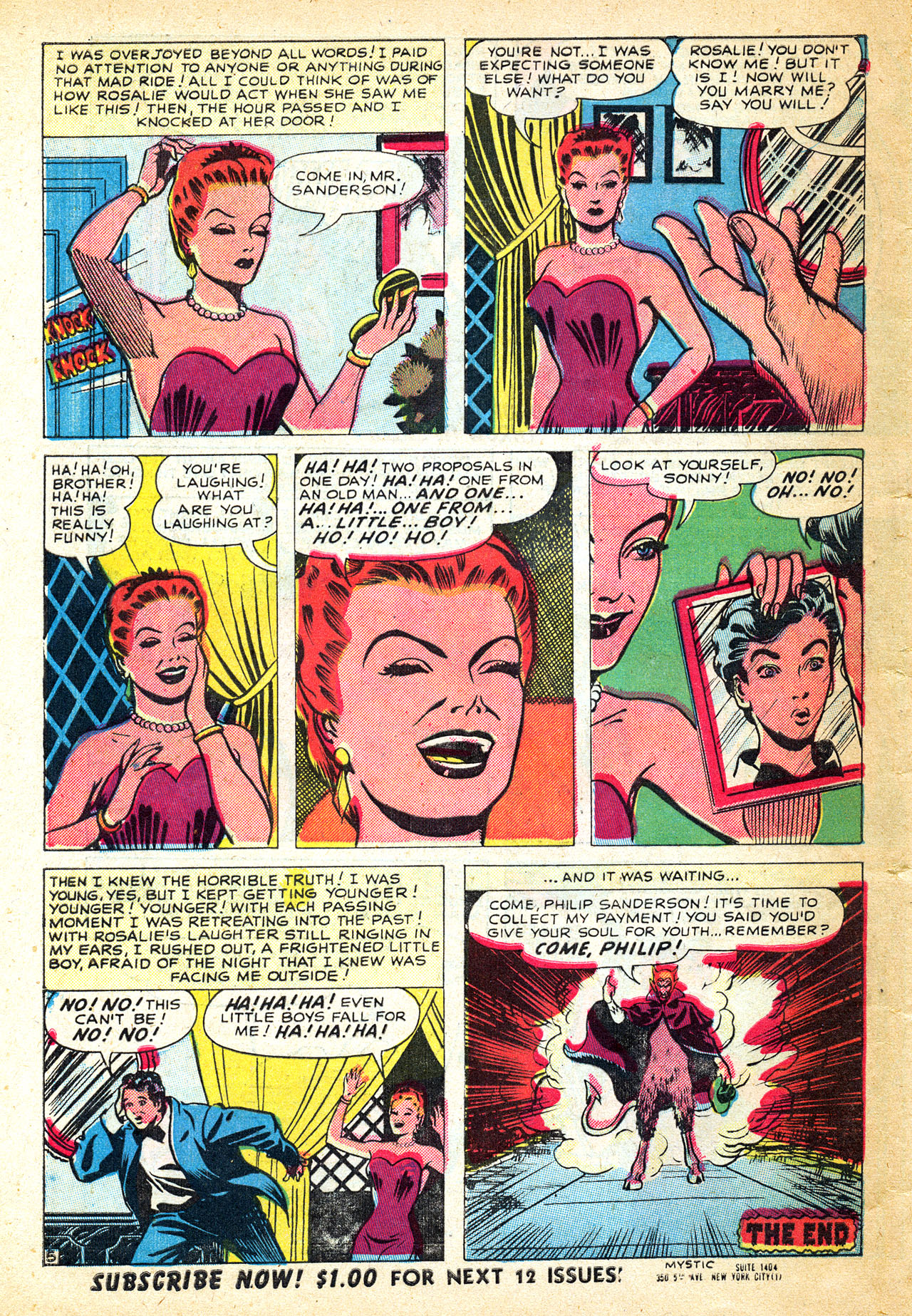 Read online Mystic (1951) comic -  Issue #2 - 32