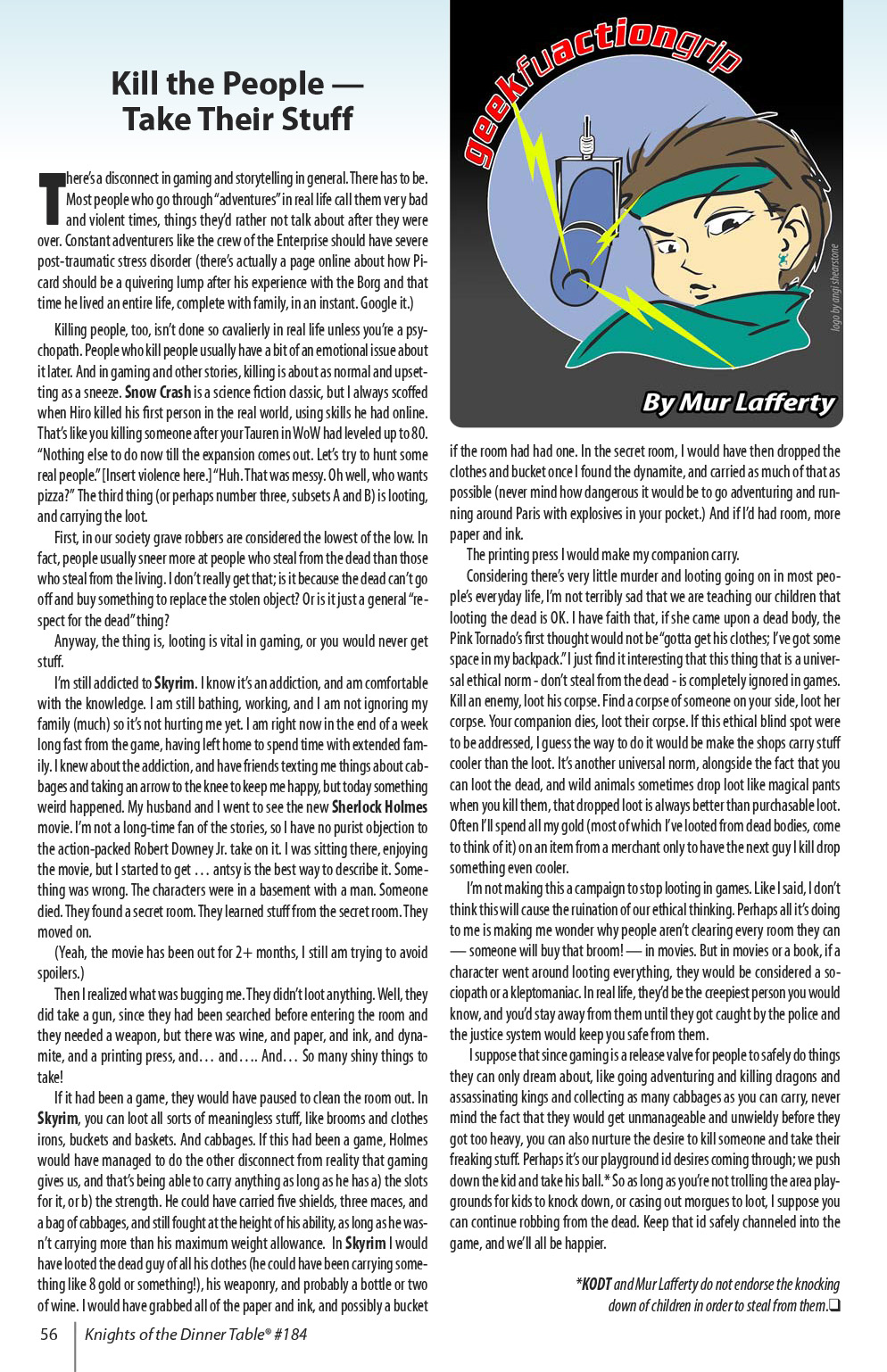 Read online Knights of the Dinner Table comic -  Issue #184 - 58