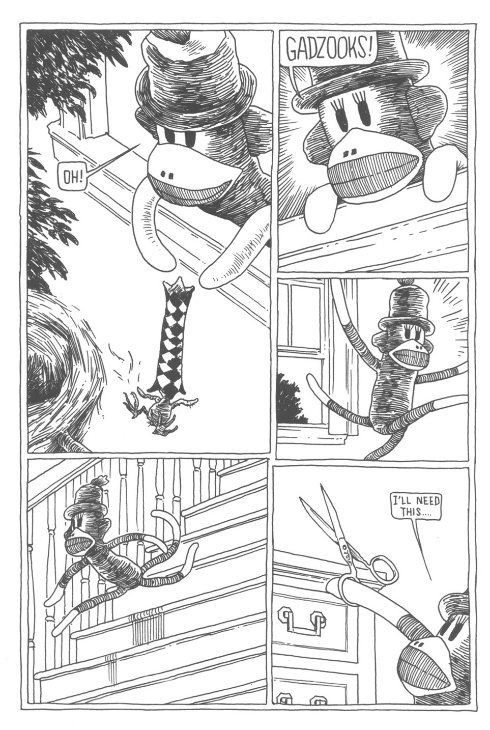 Read online Tony Millionaire's Sock Monkey (2000) comic -  Issue #2 - 8