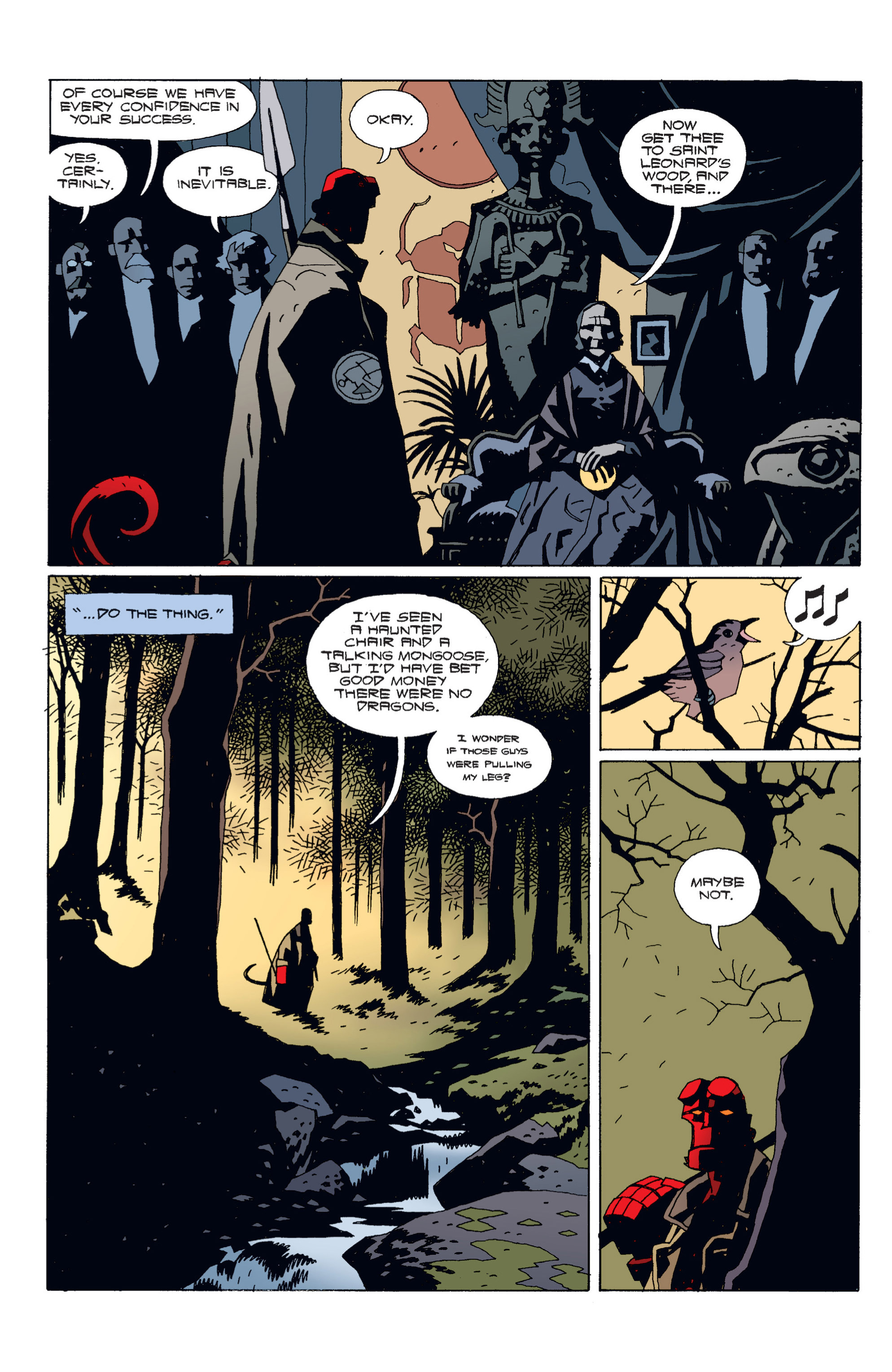 Read online Hellboy comic -  Issue #4 - 13