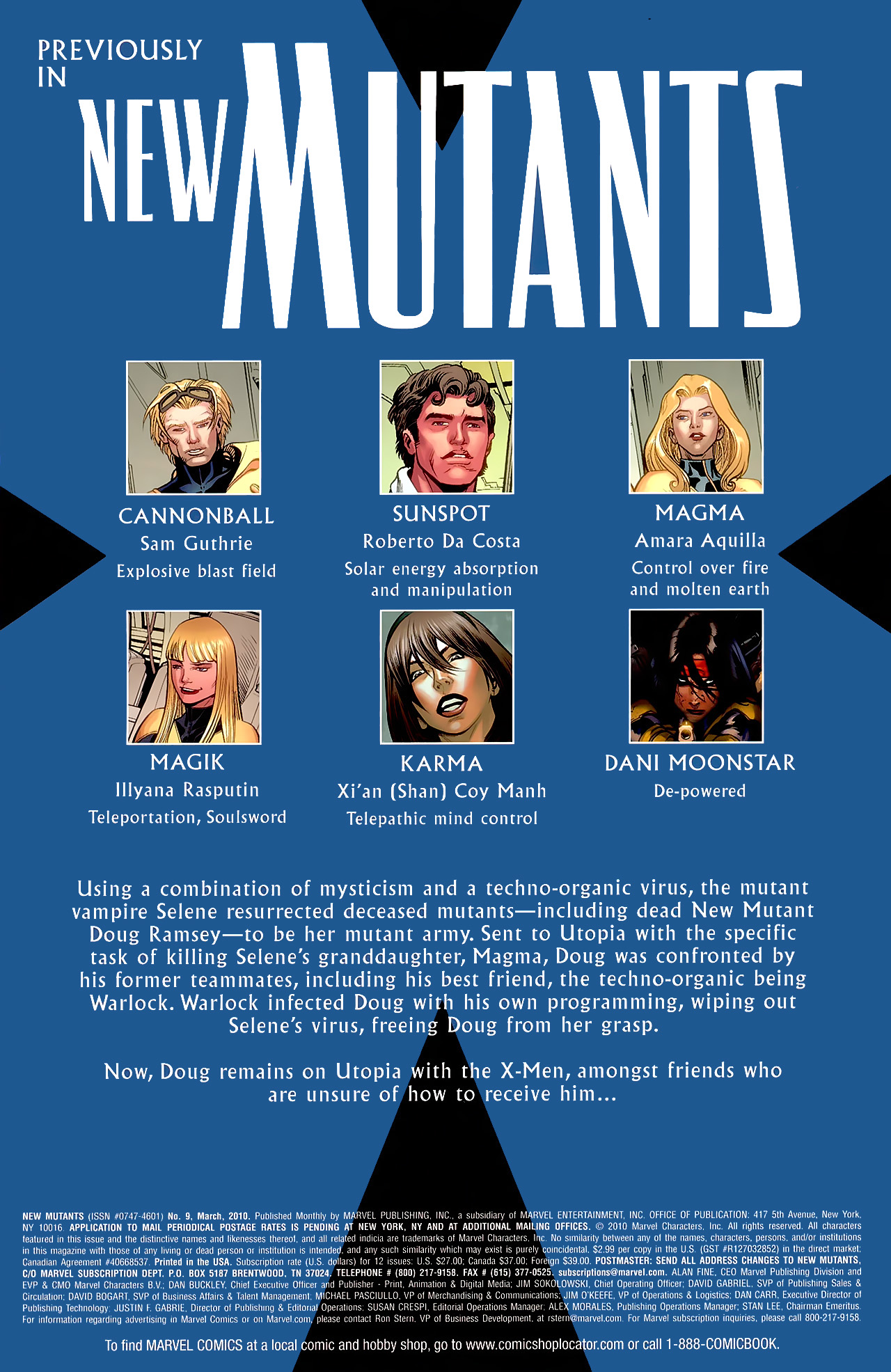 Read online New Mutants (2009) comic -  Issue #9 - 6