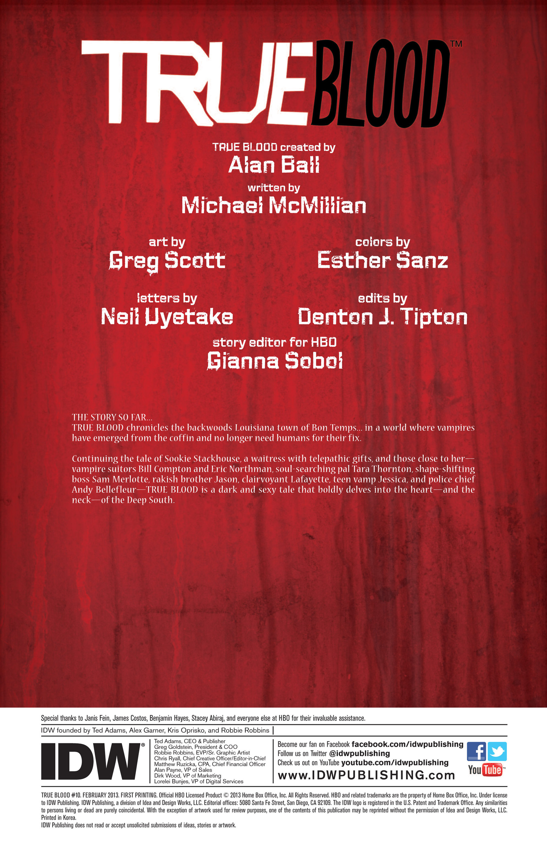 Read online True Blood (2012) comic -  Issue #10 - 2