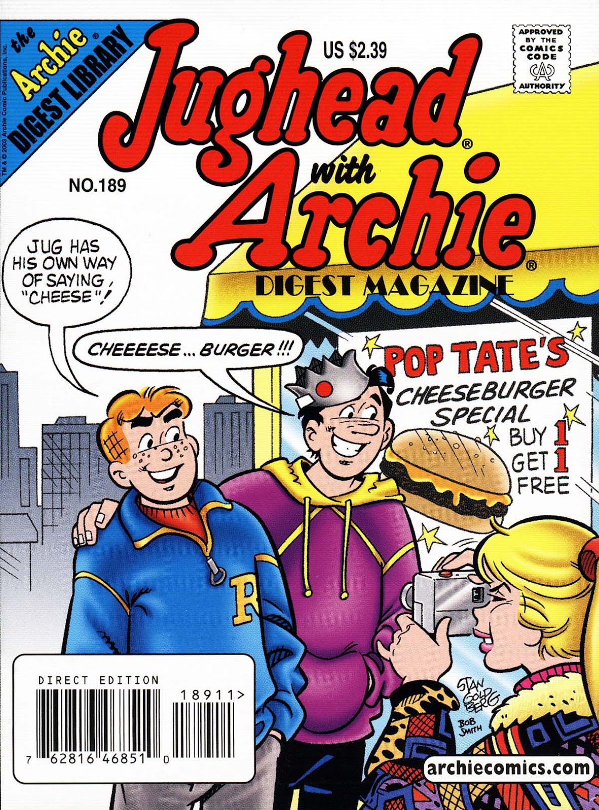 Jughead with Archie Digest Magazine issue 189 - Page 1