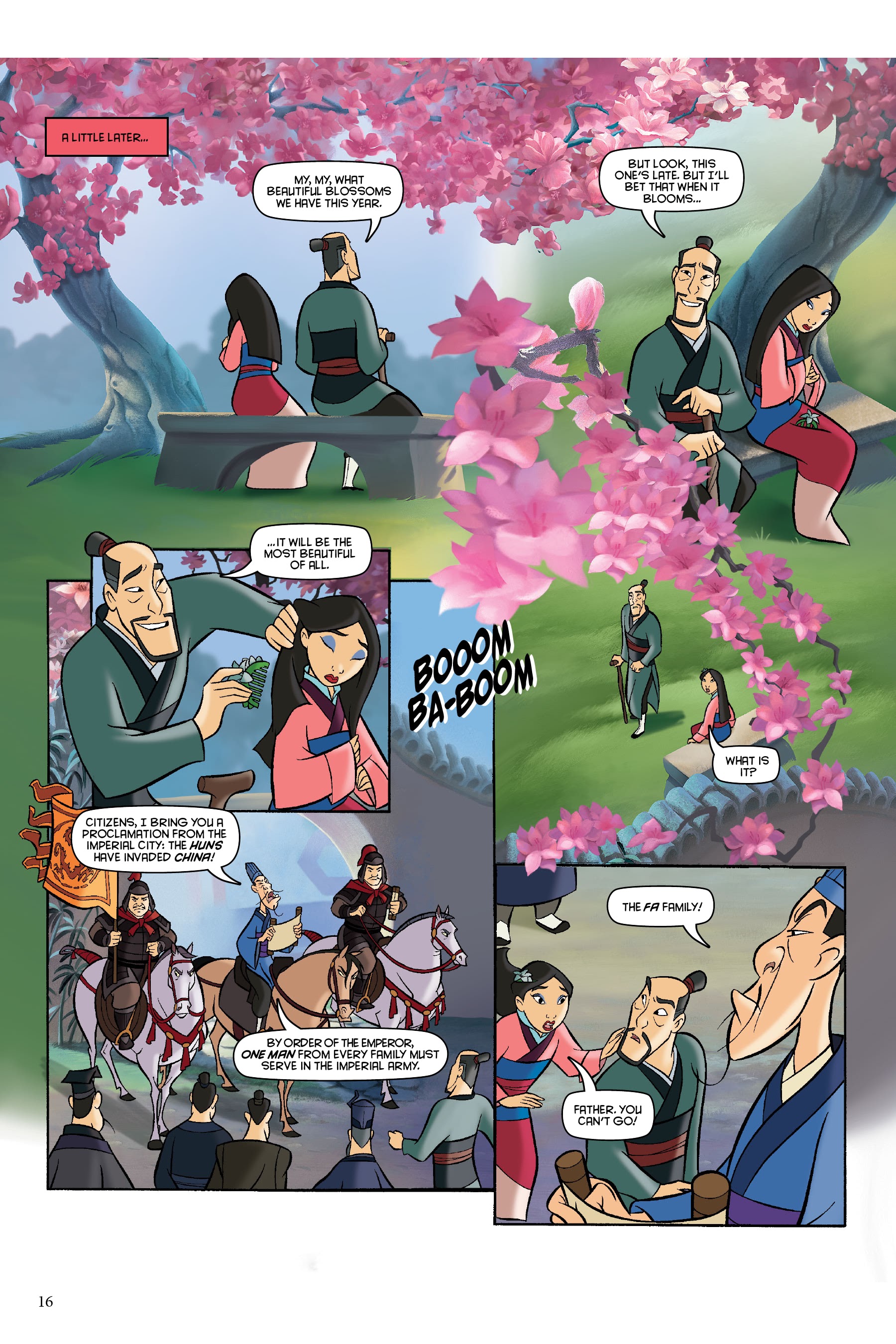 Read online Disney Mulan: The Story of the Movie in Comics comic -  Issue # TPB - 16