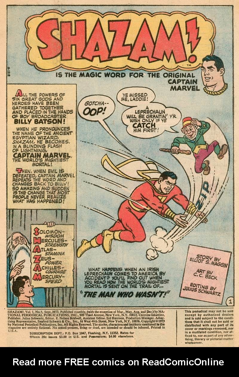 Read online Shazam! (1973) comic -  Issue #5 - 2
