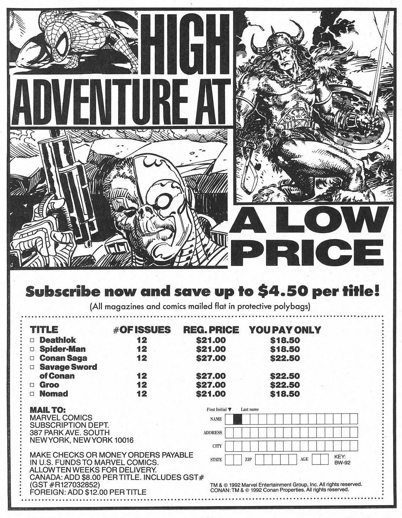 Read online The Savage Sword Of Conan comic -  Issue #207 - 64