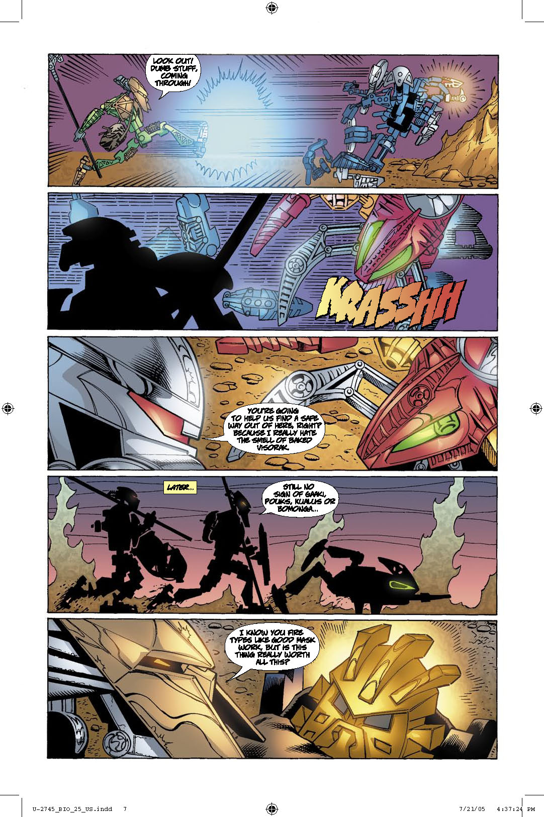 Read online Bionicle comic -  Issue #25 - 7