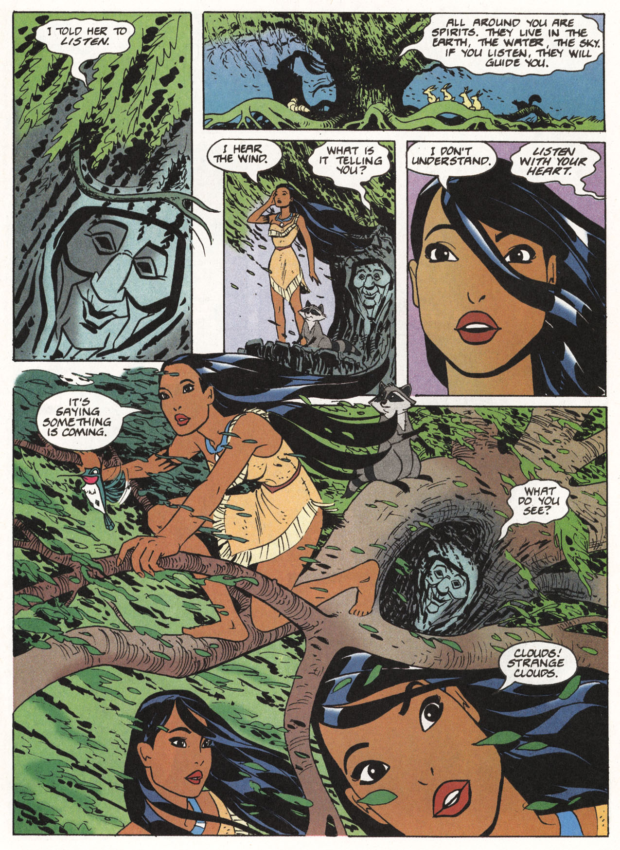 Read online Disney's Pocahontas comic -  Issue #1 - 14