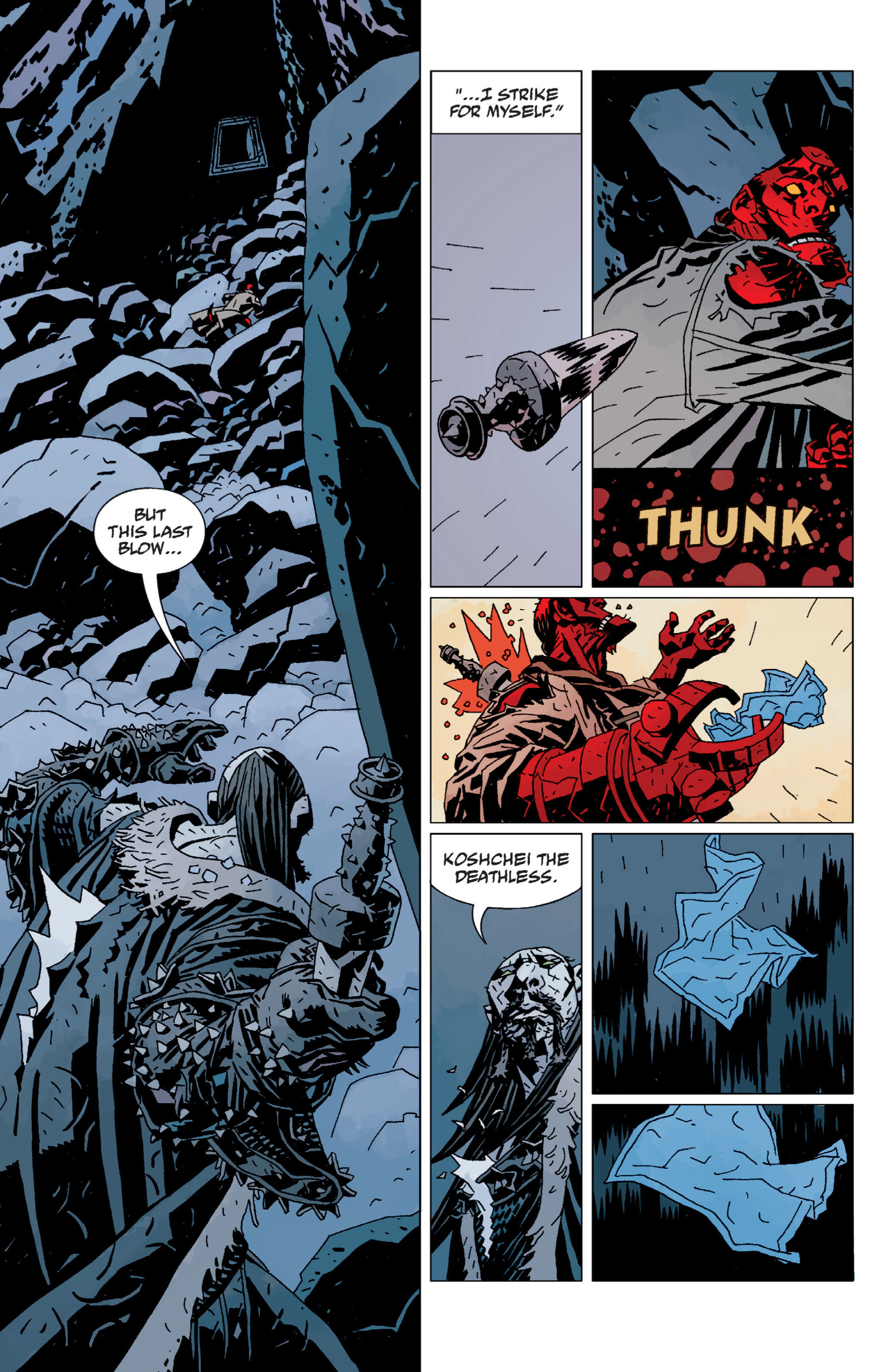 Read online Hellboy comic -  Issue #8 - 151