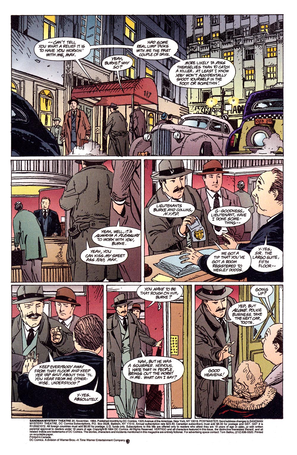 Sandman Mystery Theatre Issue #20 #21 - English 2