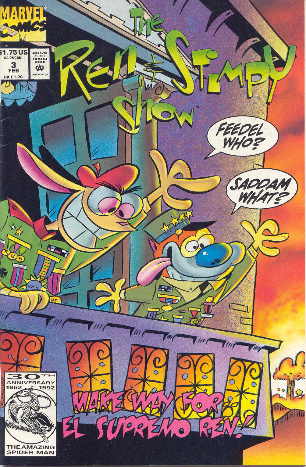 Read online The Ren & Stimpy Show comic -  Issue #3 - 1