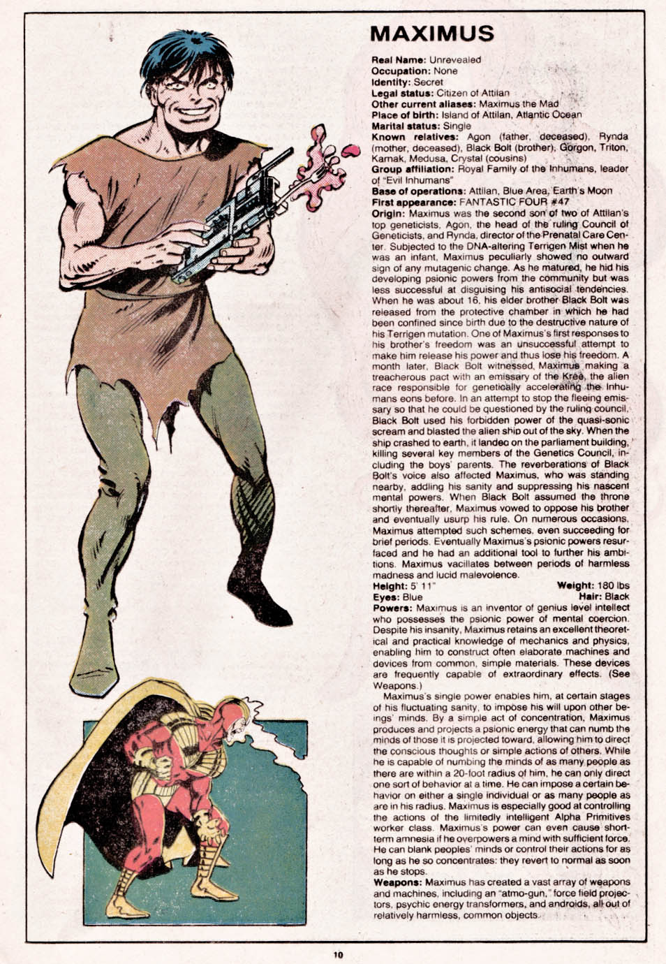 The Official Handbook of the Marvel Universe issue 7 - Page 11