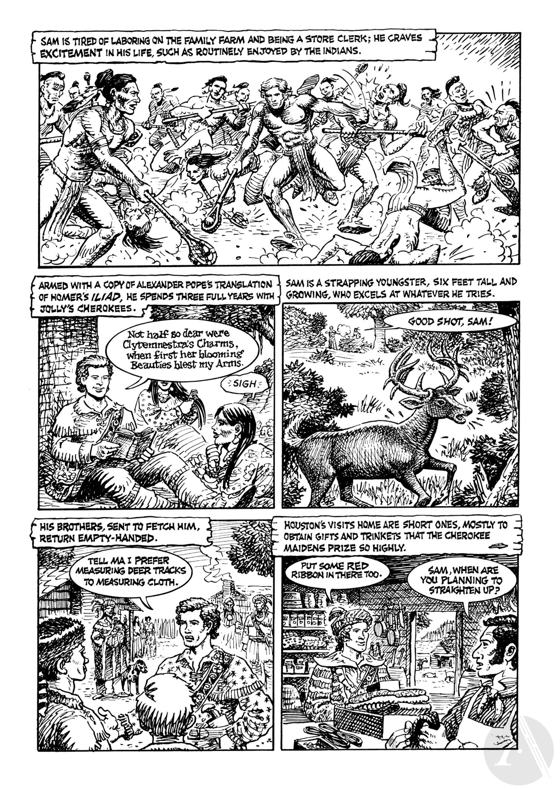 Read online Indian Lover: Sam Houston & the Cherokees comic -  Issue # TPB - 15