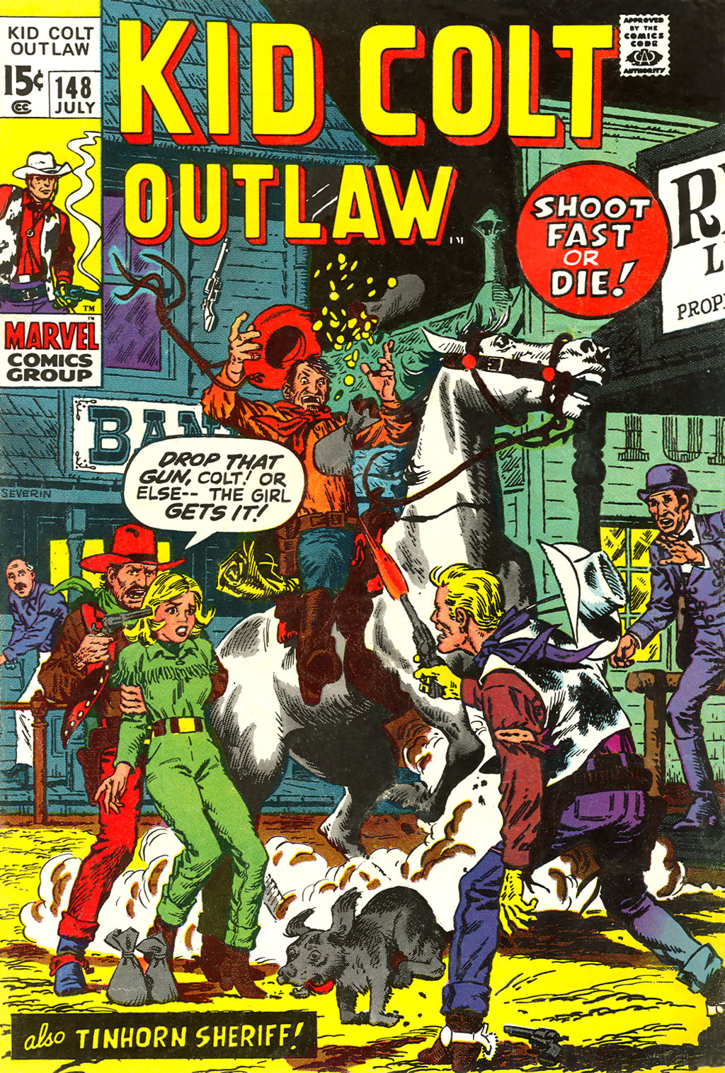 Read online Kid Colt Outlaw comic -  Issue #148 - 1
