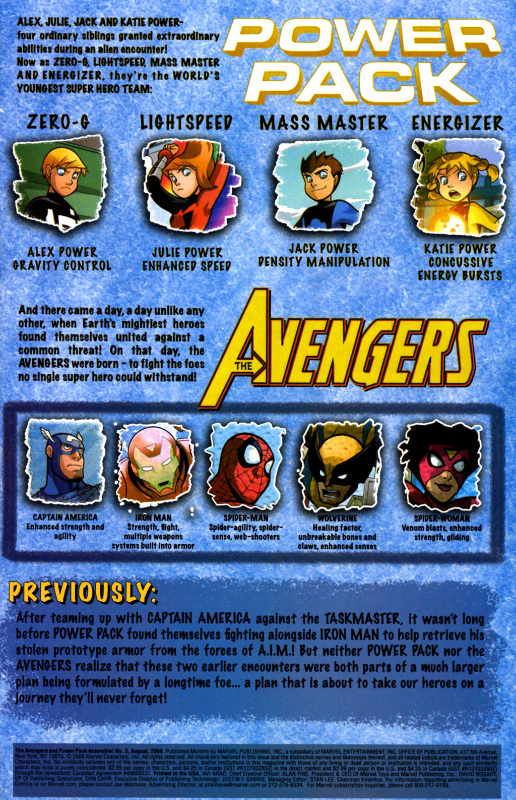 Read online Avengers and Power Pack Assemble! comic -  Issue #3 - 2
