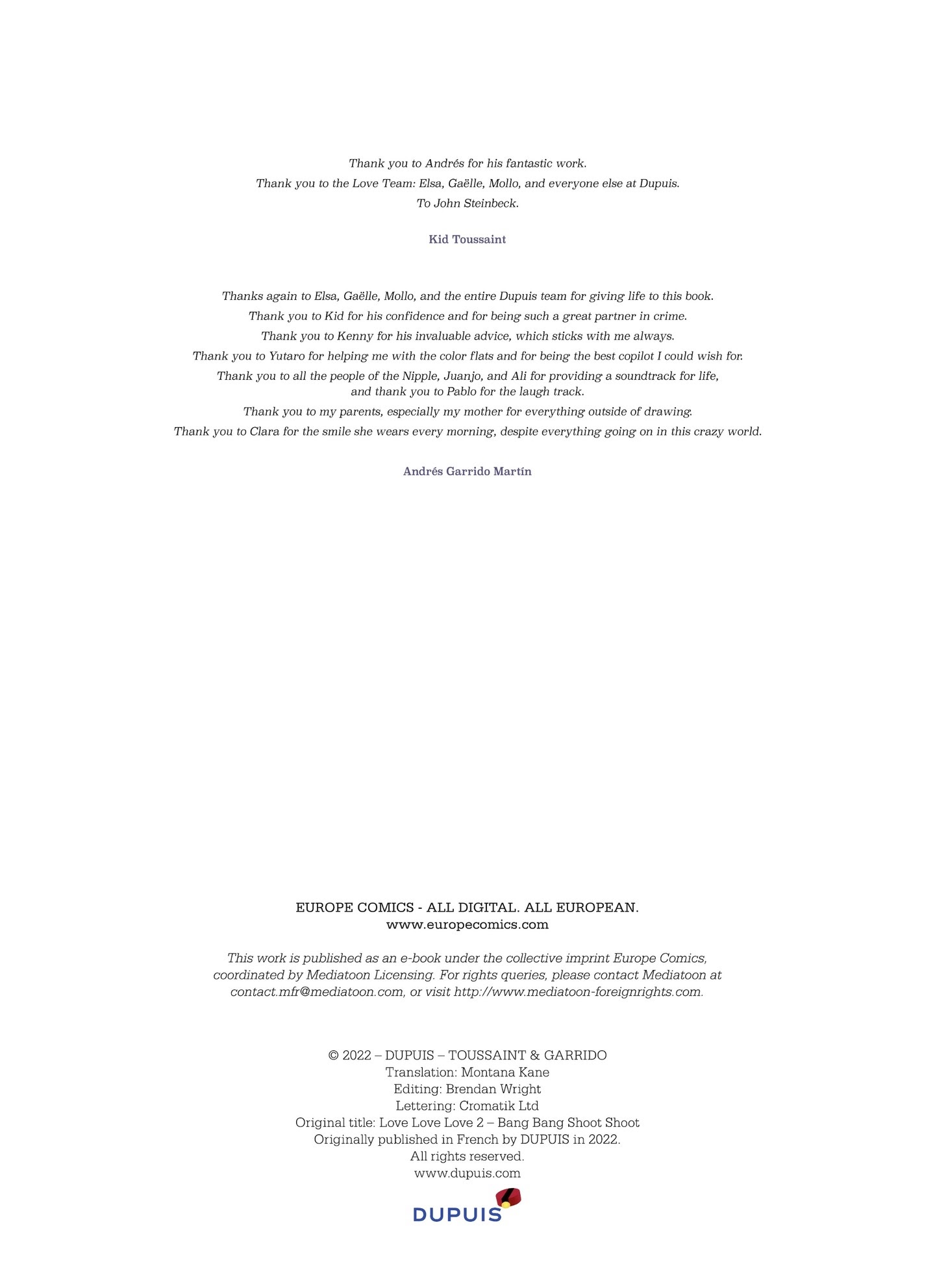 Read online Love Love Love comic -  Issue #2 - 57