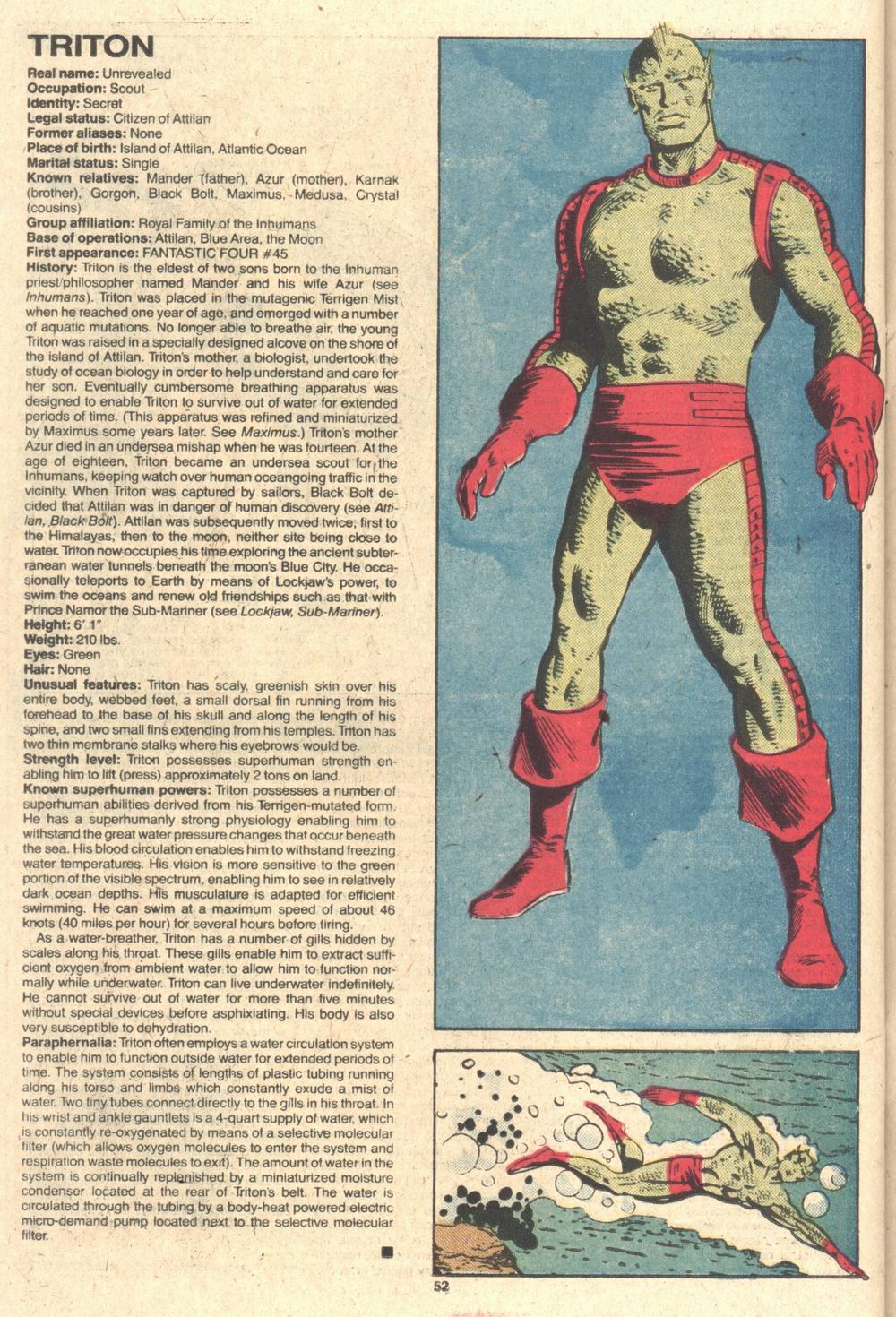 Read online The Official Handbook of the Marvel Universe Deluxe Edition comic -  Issue #13 - 54