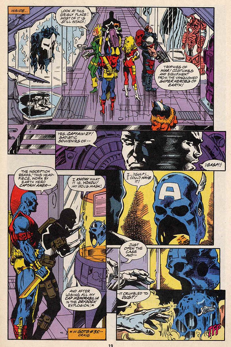 Read online Guardians of the Galaxy (1990) comic -  Issue #54 - 15