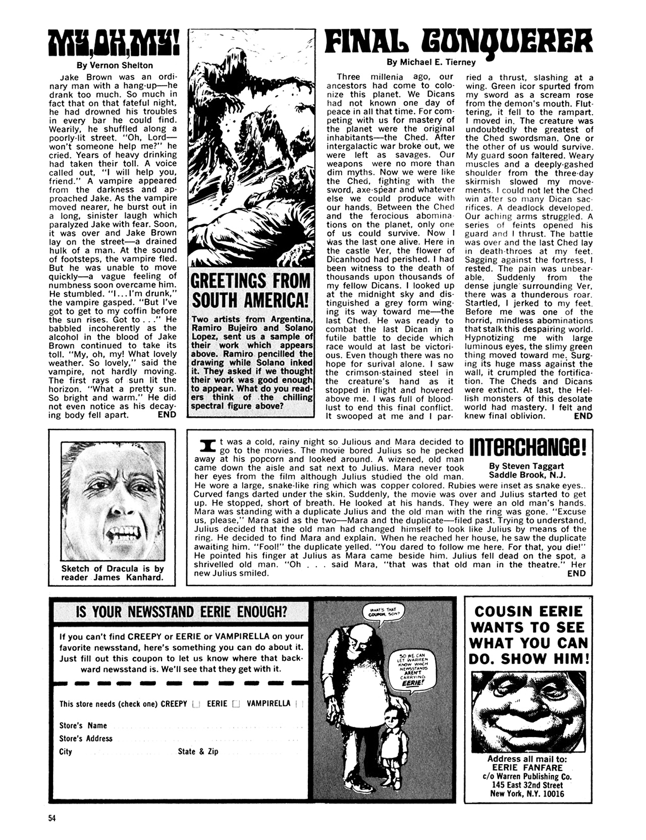 Read online Eerie Archives comic -  Issue # TPB 8 - 55