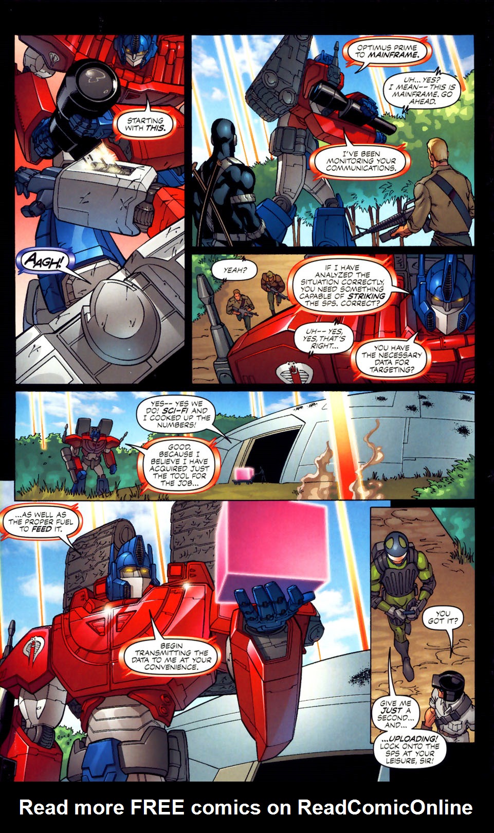 Read online G.I. Joe vs. The Transformers comic -  Issue #6 - 22