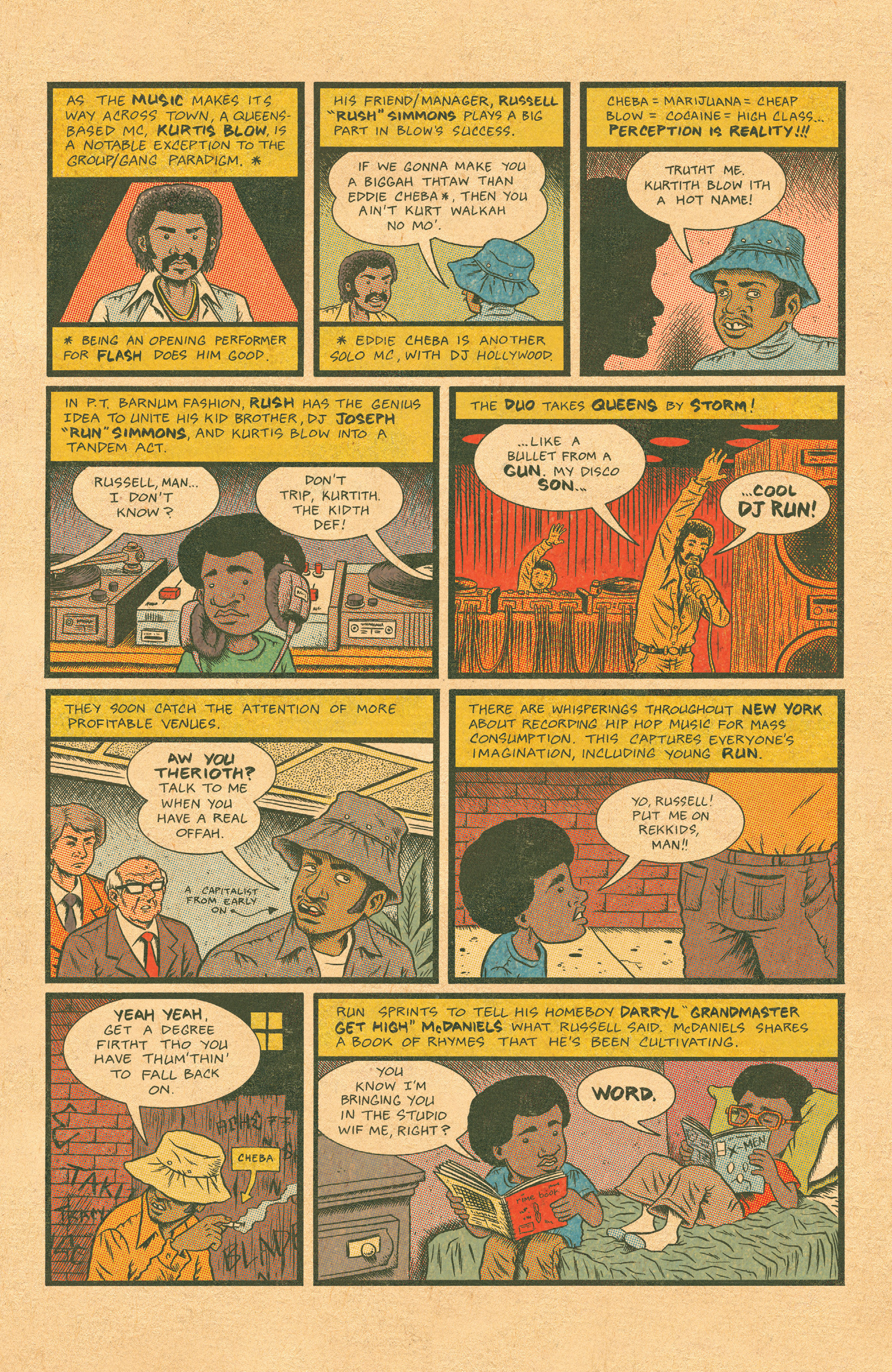 Read online Free Comic Book Day 2014 comic -  Issue # Hip Hop Family Tree Two-in-One - 8