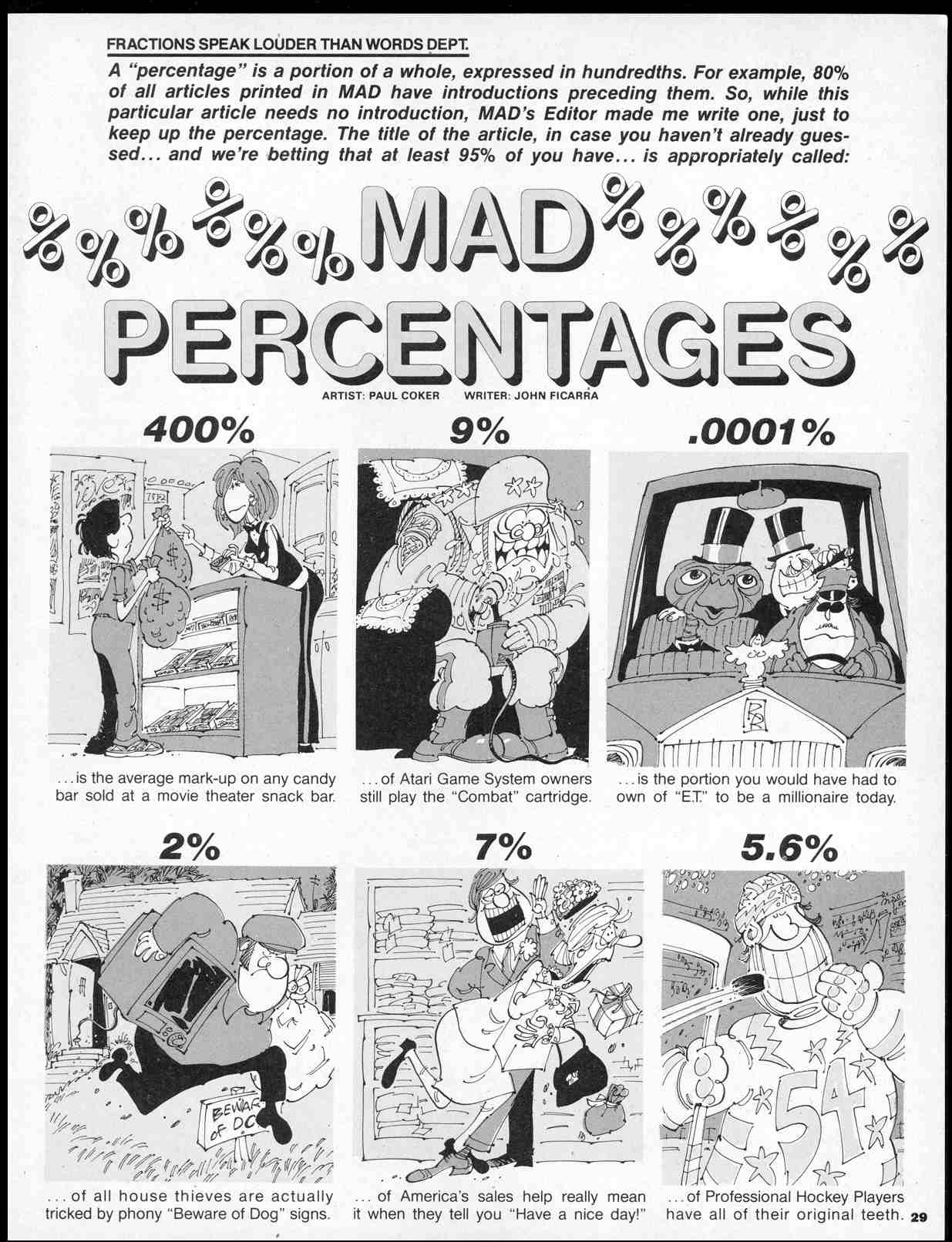 Read online MAD comic -  Issue #252 - 31