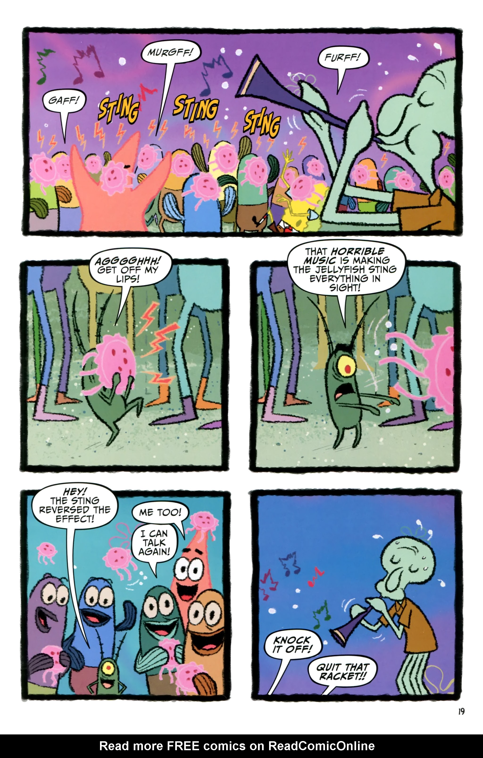 Read online Spongebob Freestyle Funnies comic -  Issue # FCBD 2015 - 21