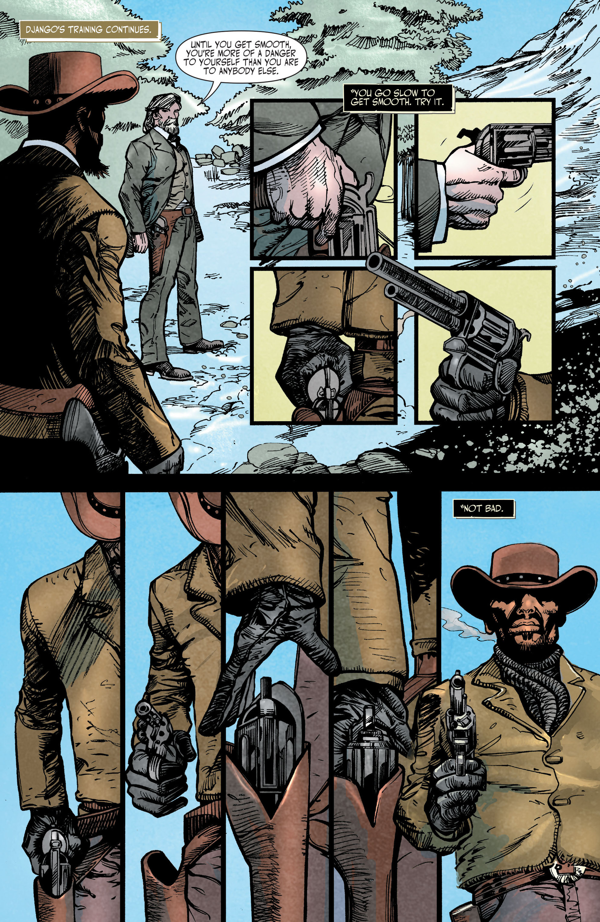 Read online Django Unchained comic -  Issue #3 - 8