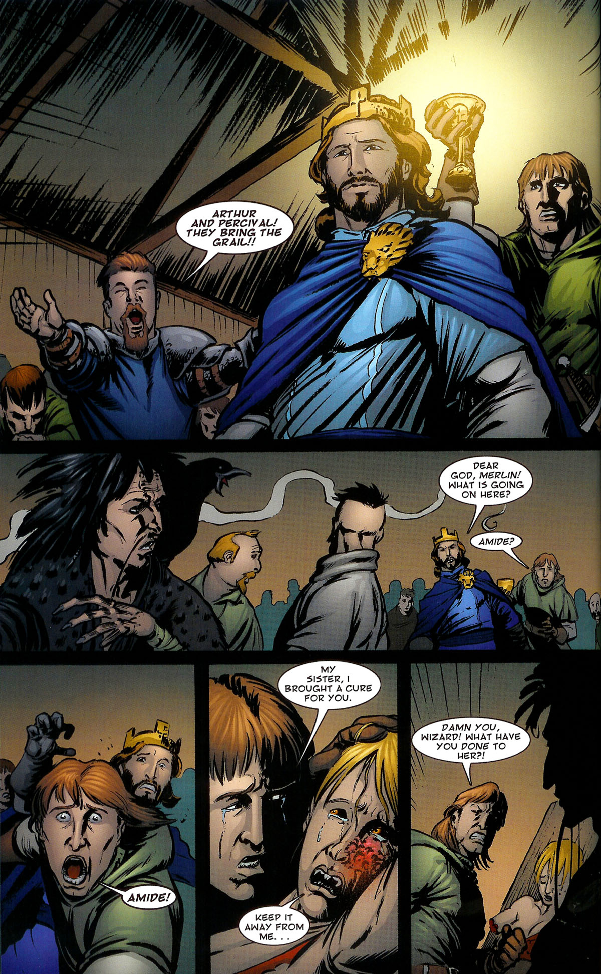 Read online Dracula vs King Arthur comic -  Issue #4 - 22