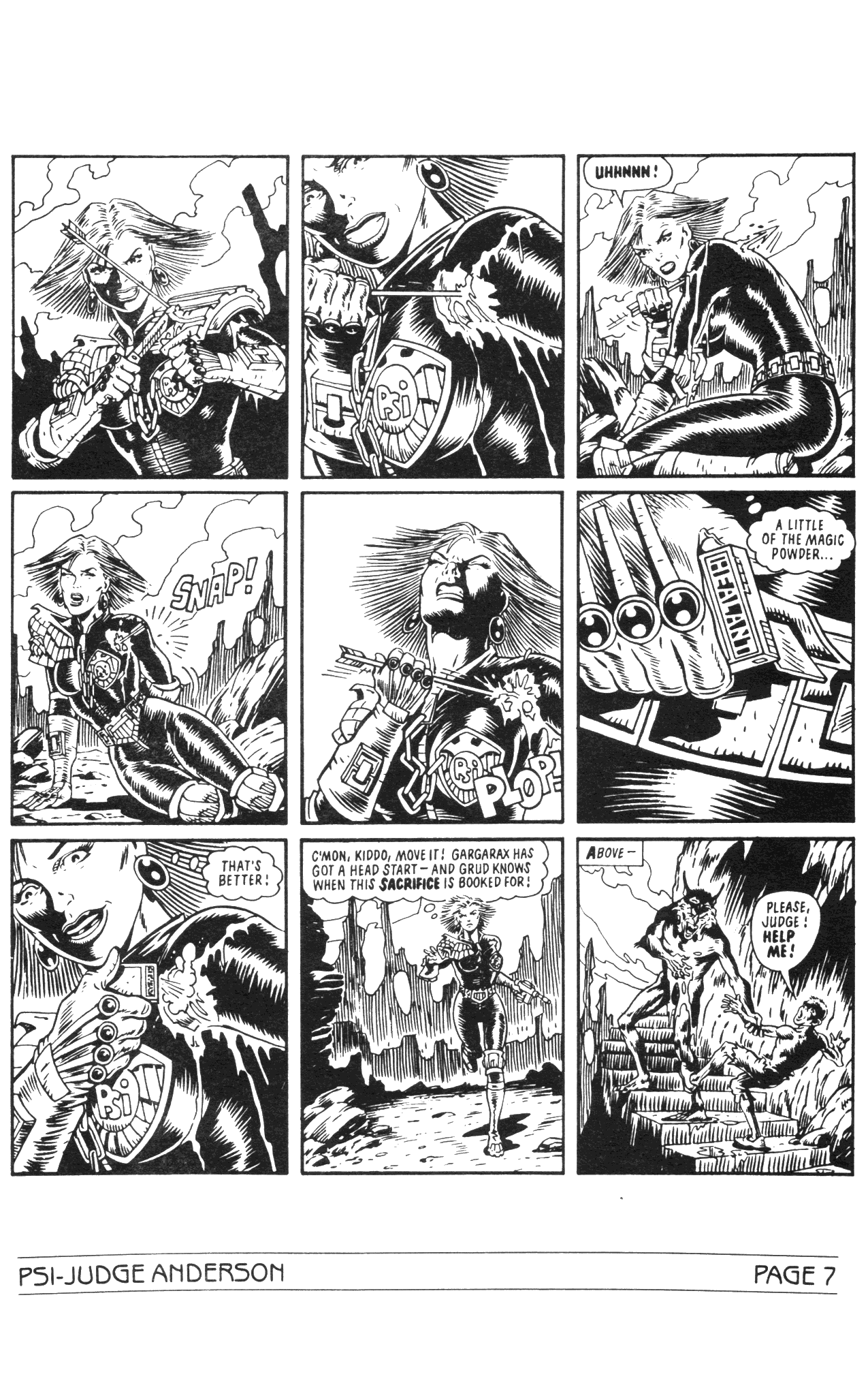 Read online Psi-Judge Anderson comic -  Issue #4 - 9