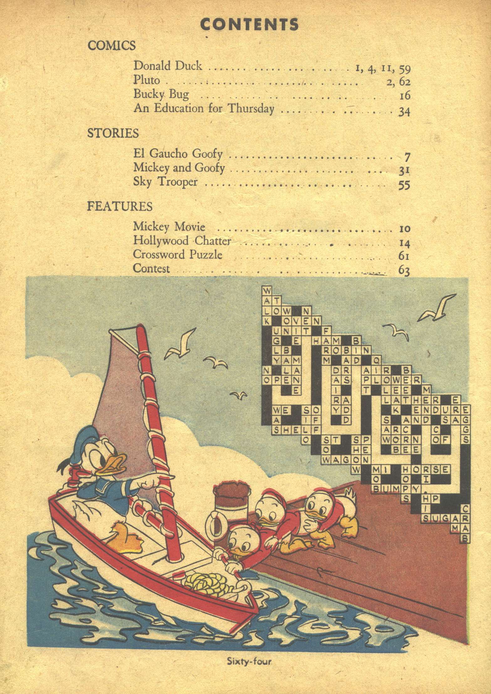 Read online Walt Disney's Comics and Stories comic -  Issue #23 - 66