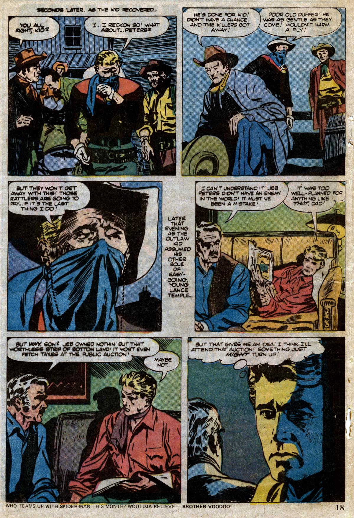Read online The Outlaw Kid (1970) comic -  Issue #23 - 20