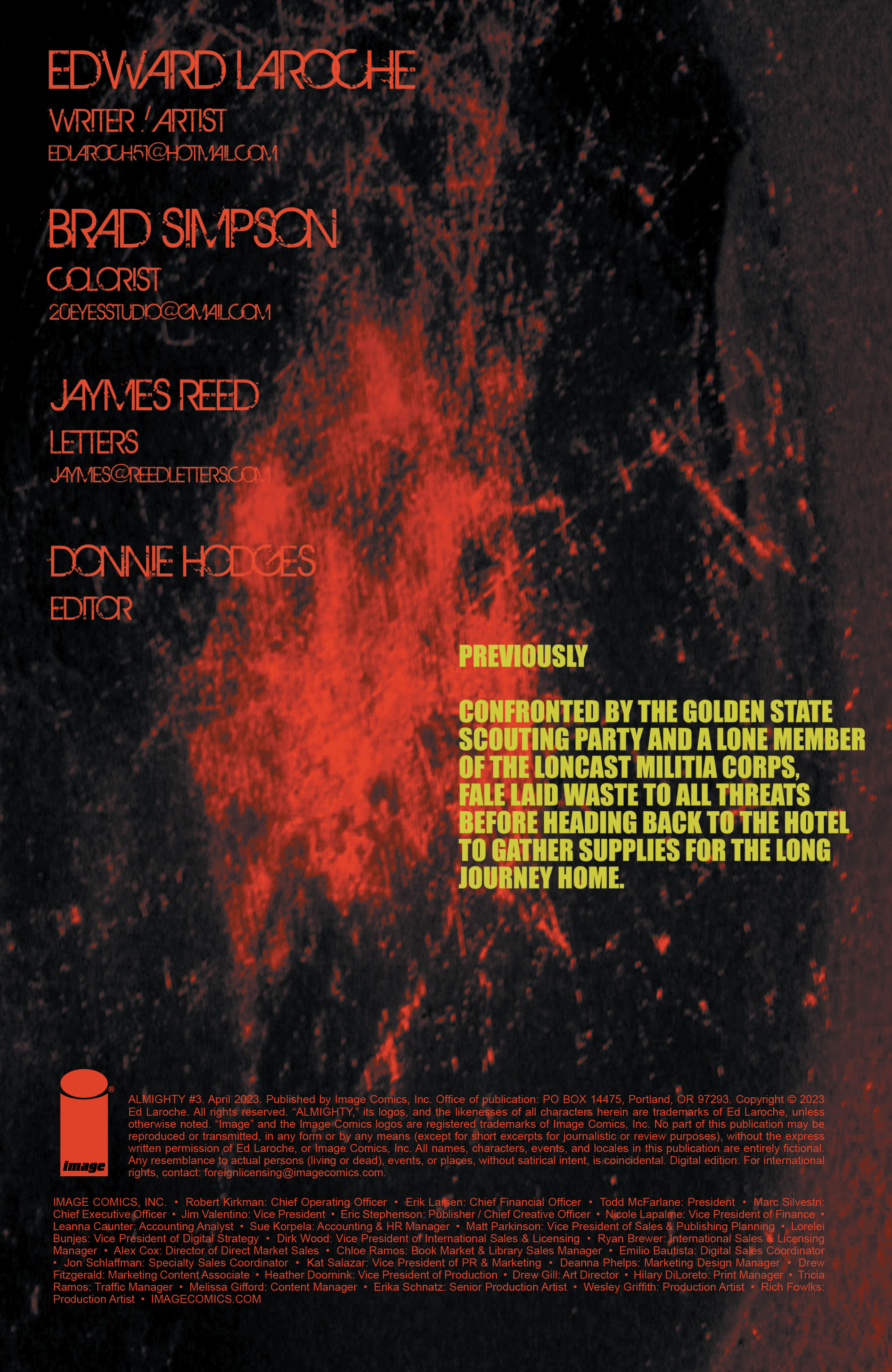 Read online Almighty comic -  Issue #3 - 2